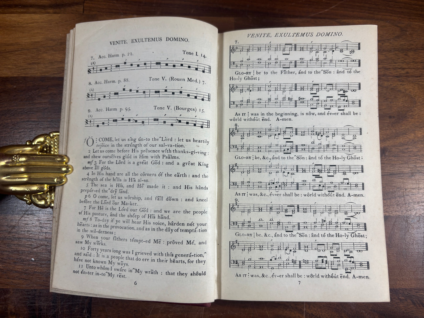 Gregorian Psalter 5th Edition C. 1900s, St Mary Clumber Chaplain's Stall