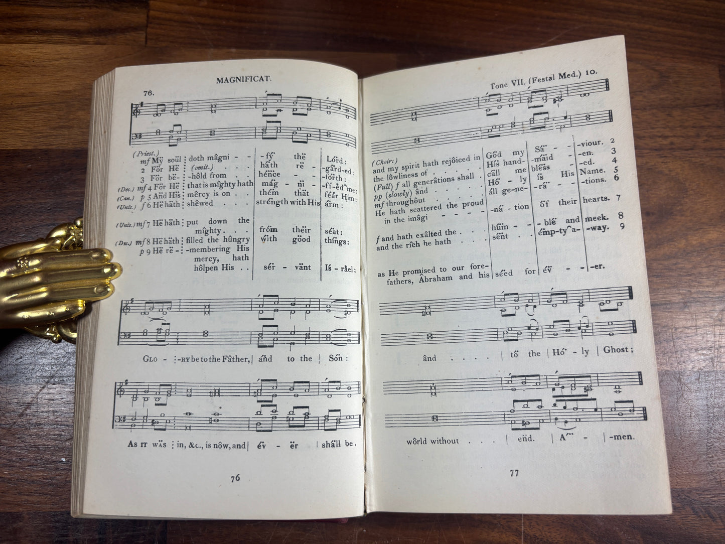 Gregorian Psalter 5th Edition C. 1900s, St Mary Clumber Chaplain's Stall