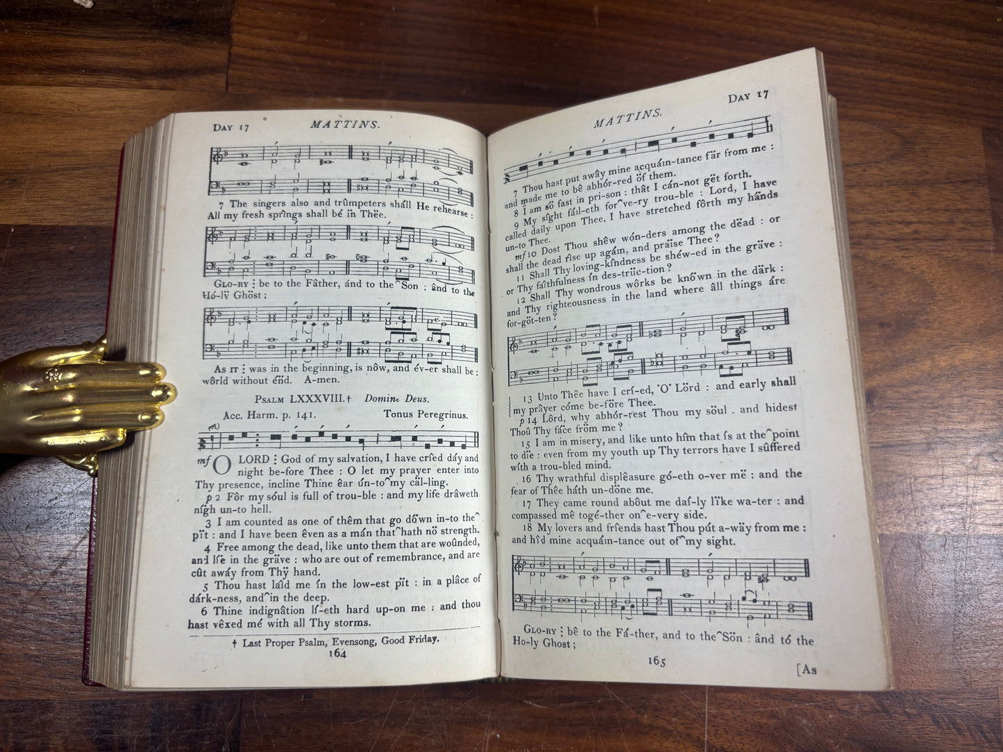 Gregorian Psalter 5th Edition C. 1900s, St Mary Clumber Chaplain's Stall