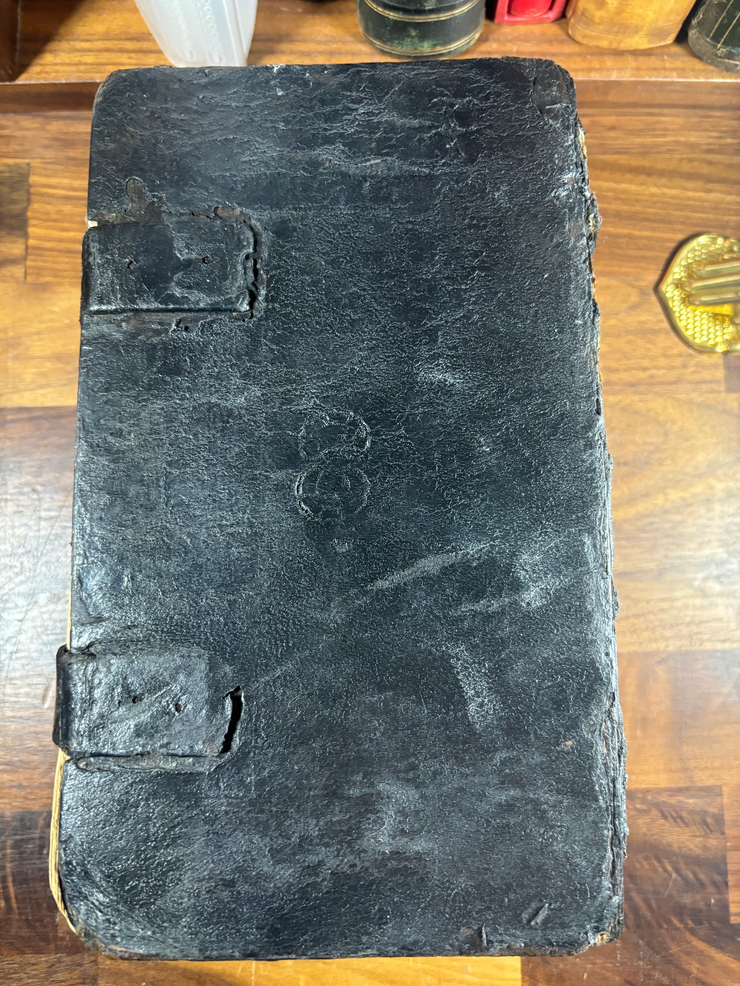 1729 Swedish Bible W/ Brass Clasps, Printed 8 Years After The Great Northern War