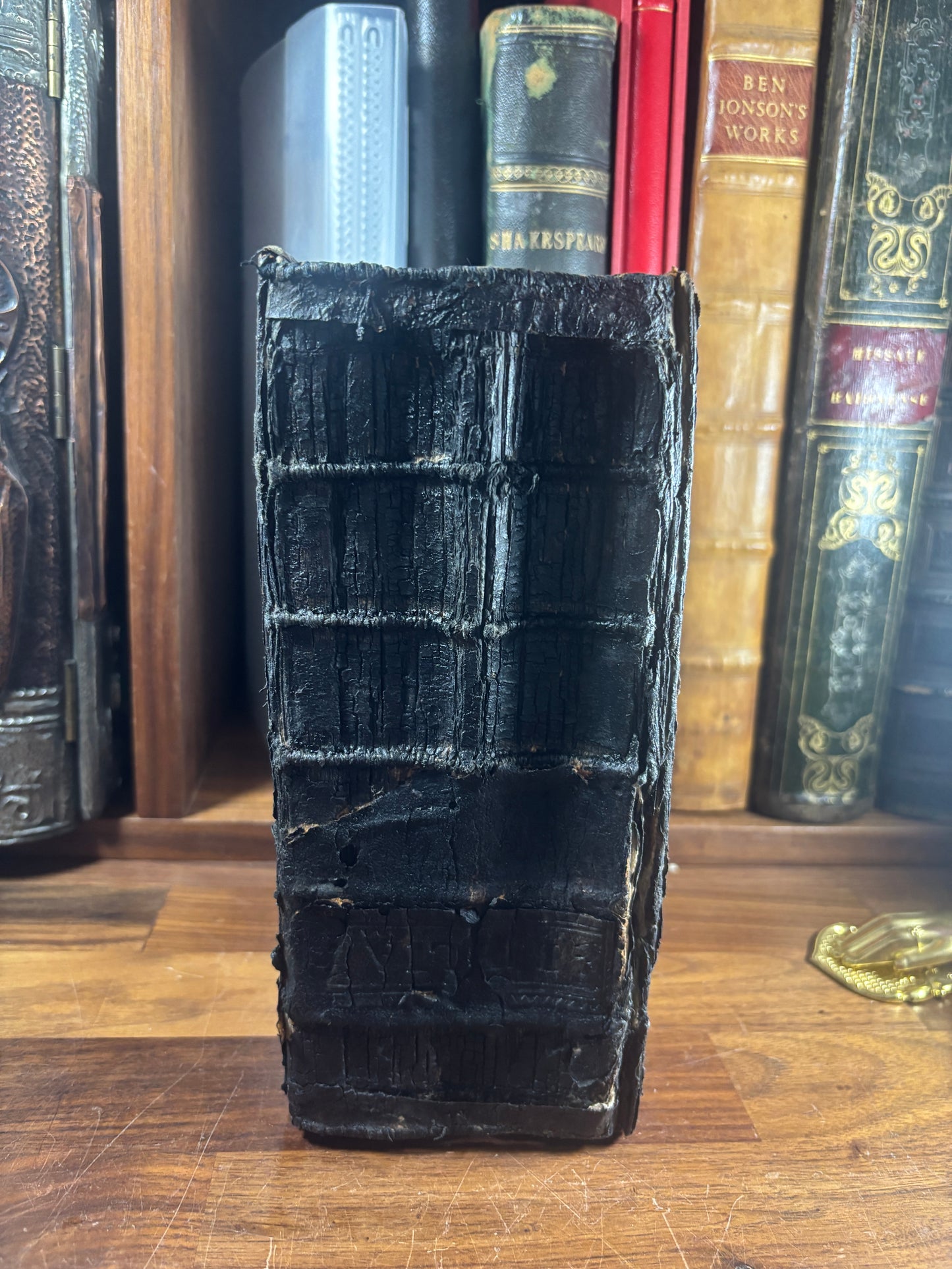 1729 Swedish Bible W/ Brass Clasps, Printed 8 Years After The Great Northern War