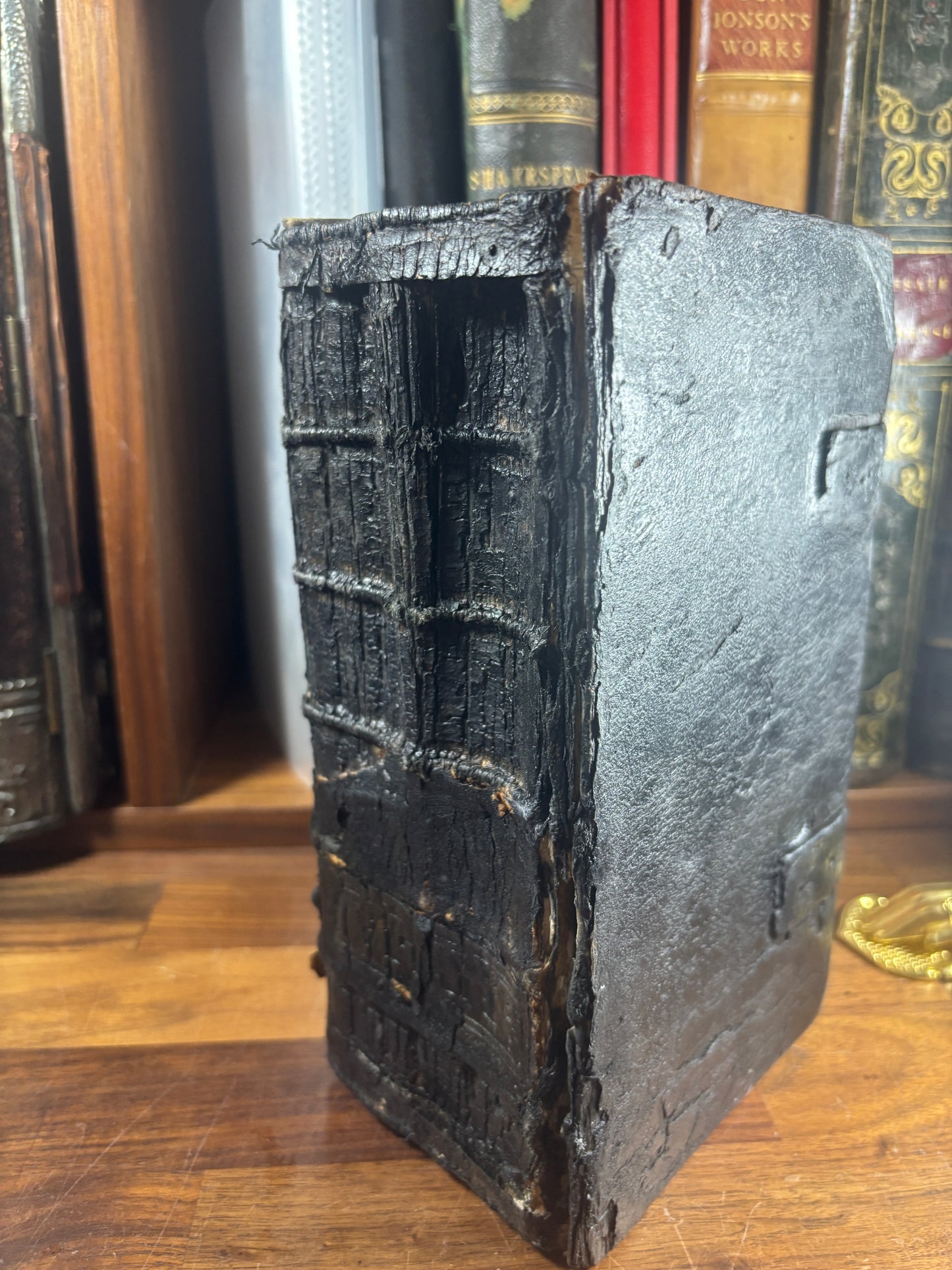 1729 Swedish Bible W/ Brass Clasps, Printed 8 Years After The Great Northern War
