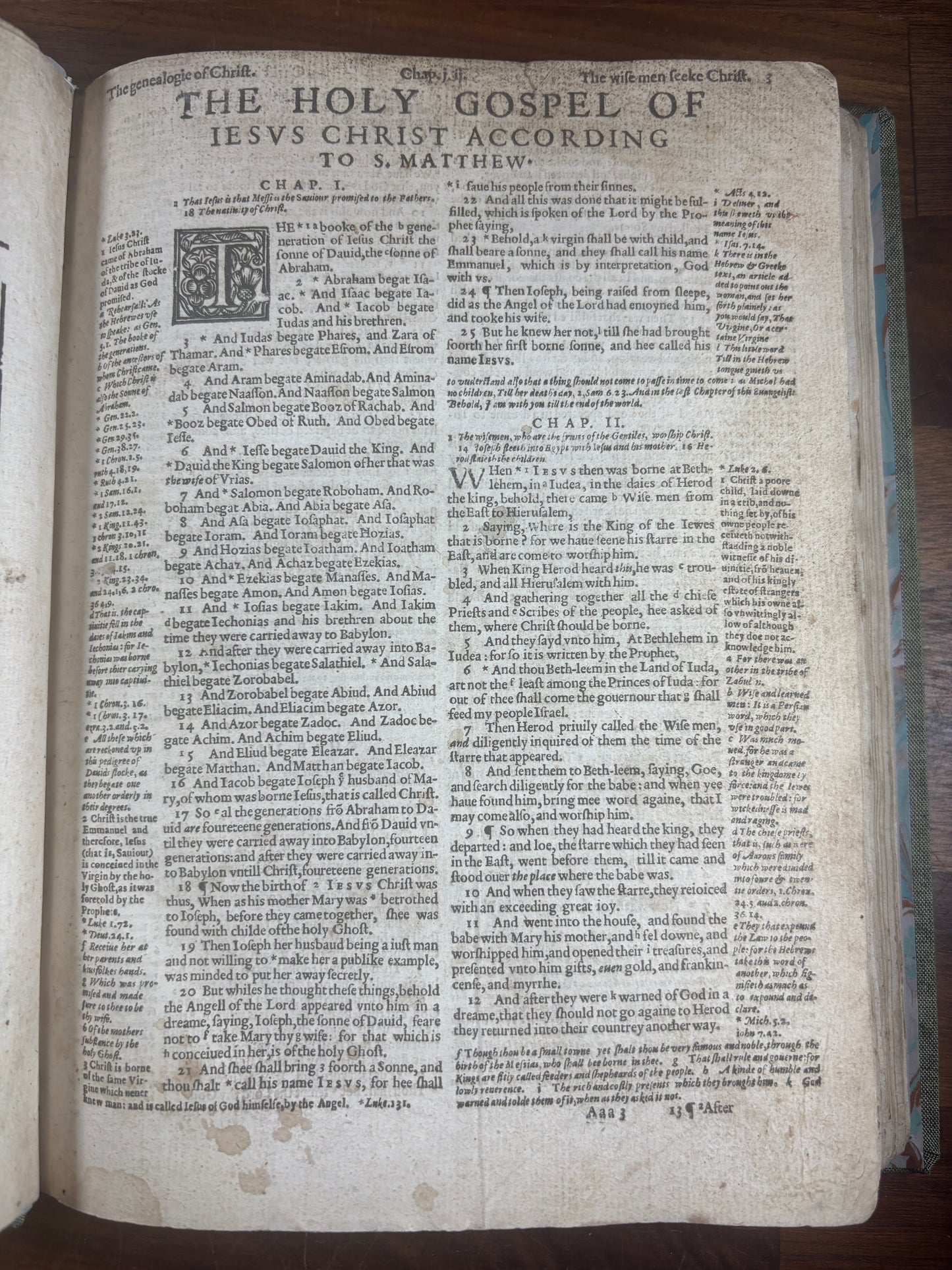 Geneva 1615 New Testament and Apocrypha, W/ Map and Inscriptions