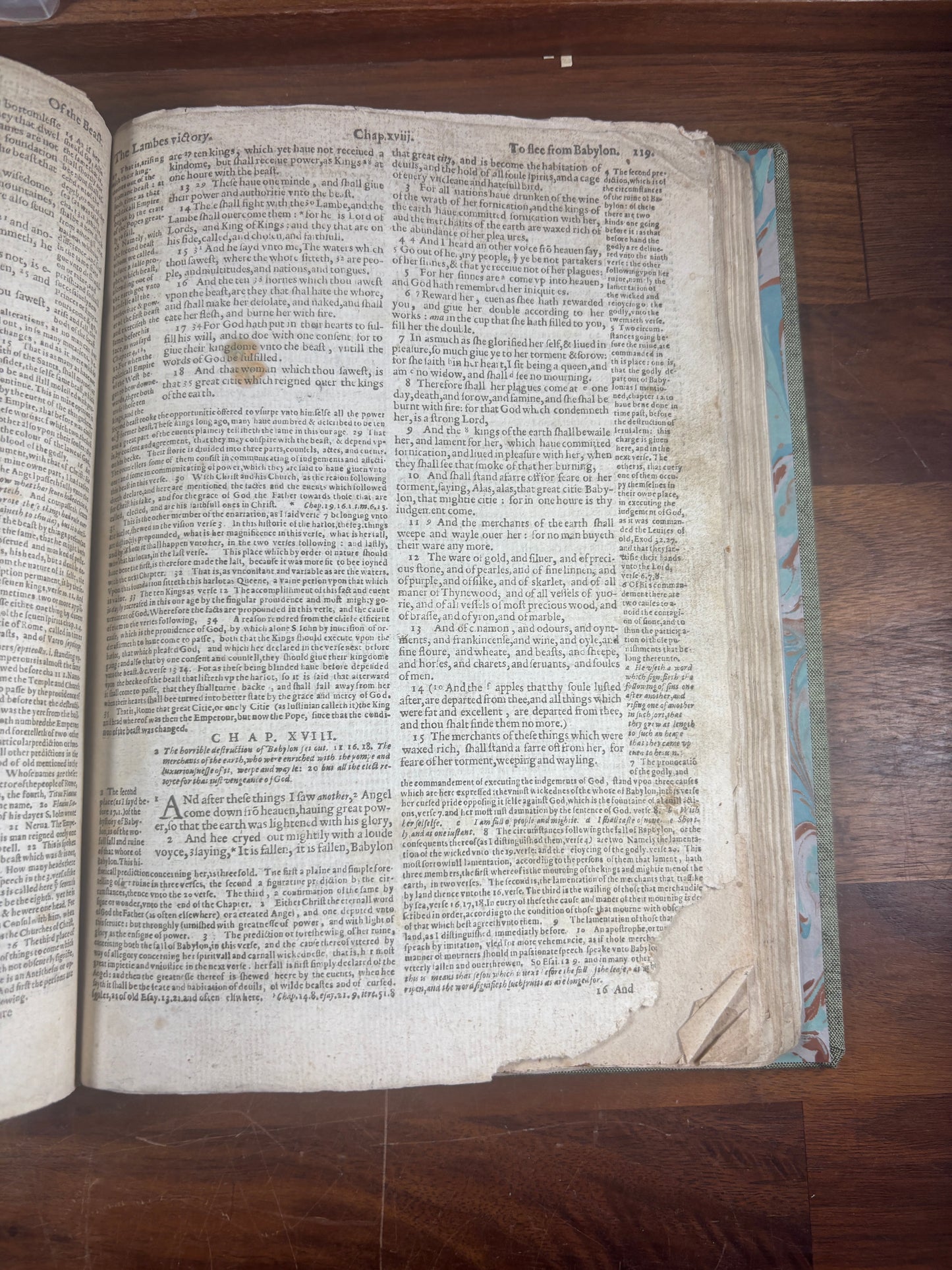 Geneva 1615 New Testament and Apocrypha, W/ Map and Inscriptions