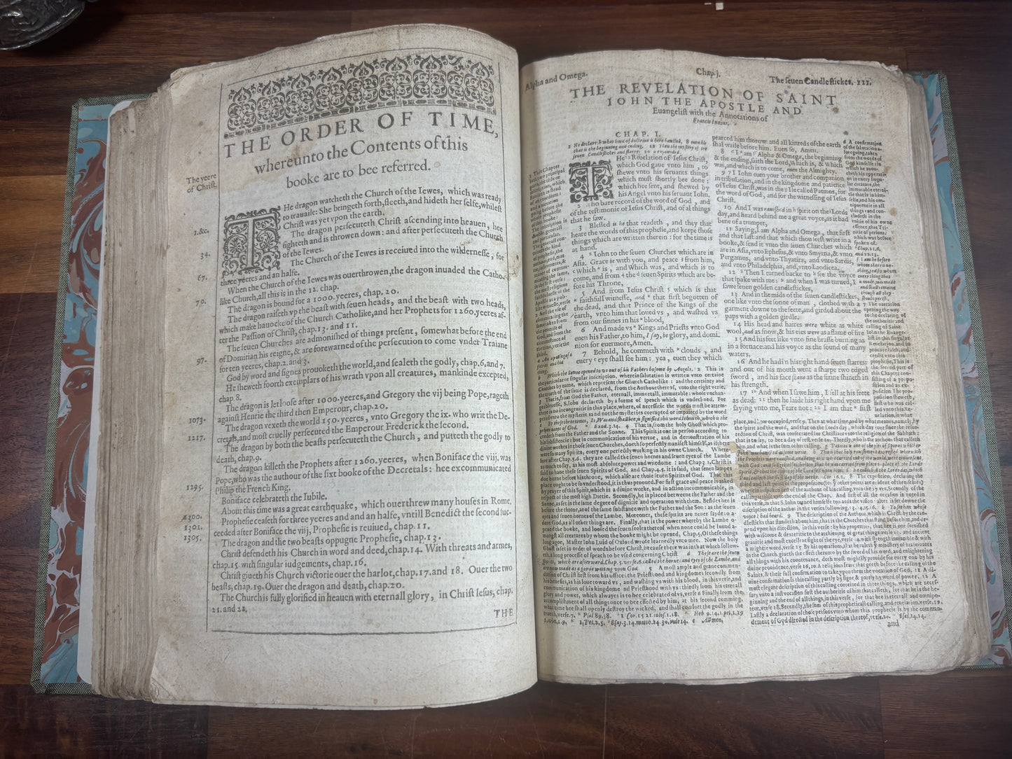 Geneva 1615 New Testament and Apocrypha, W/ Map and Inscriptions