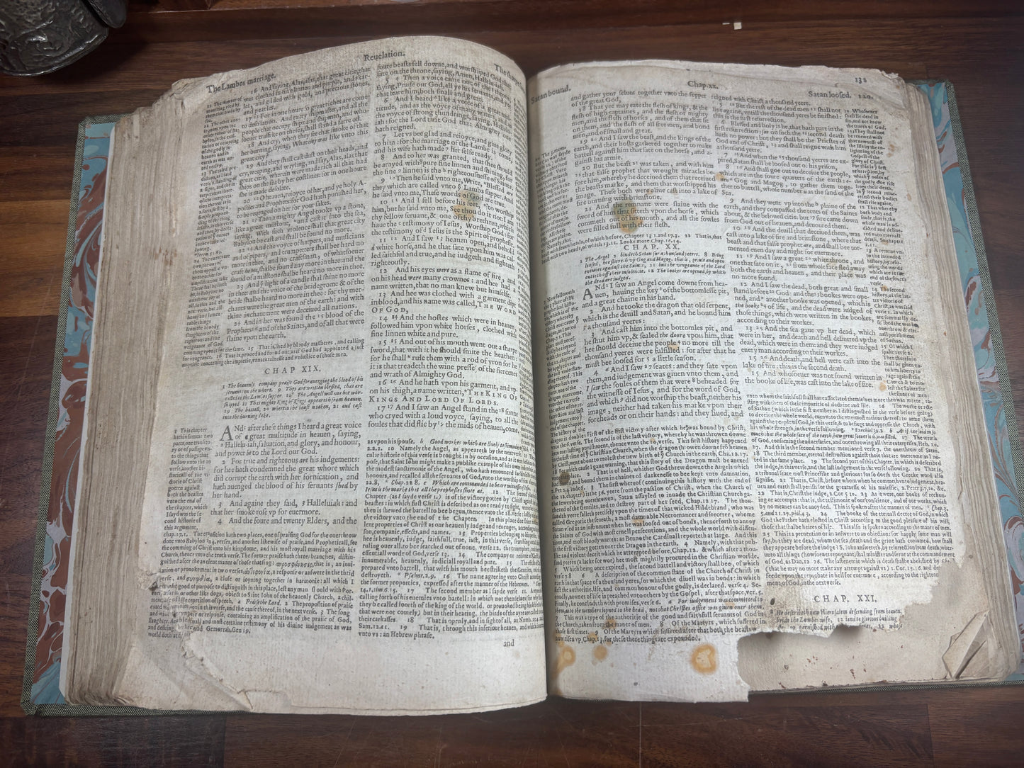 Geneva 1615 New Testament and Apocrypha, W/ Map and Inscriptions
