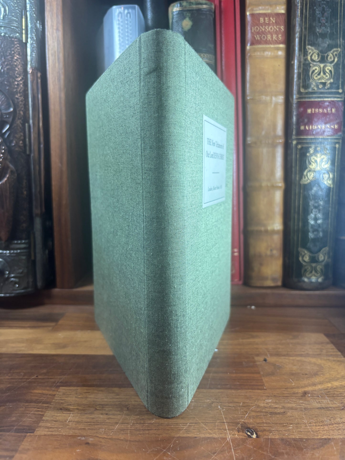 Geneva 1615 New Testament and Apocrypha, W/ Map and Inscriptions