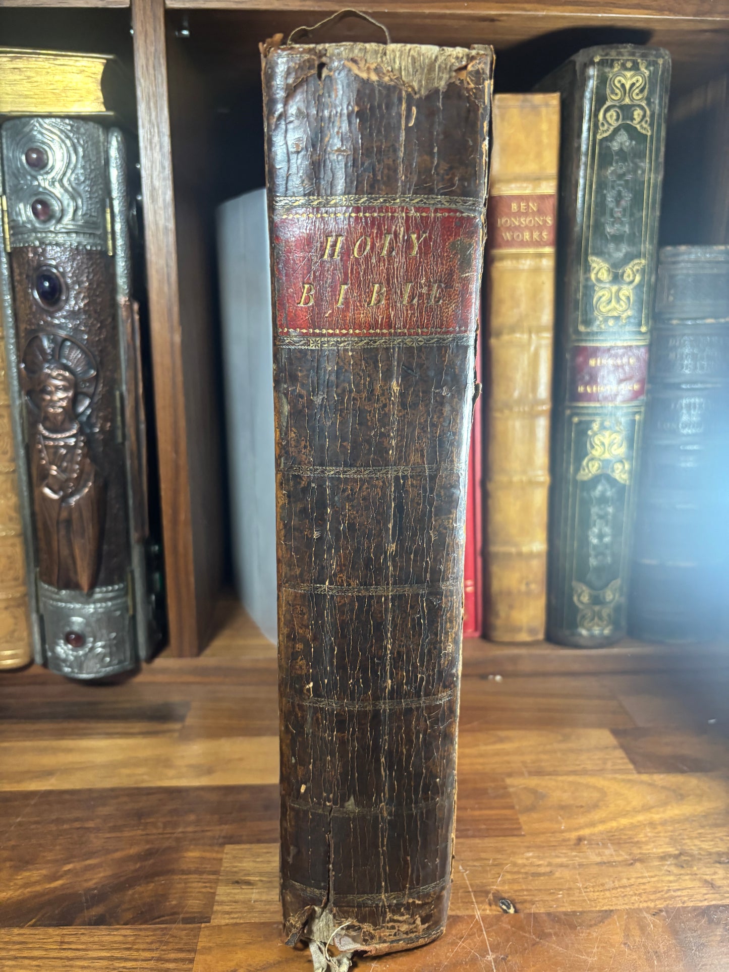 1610 Geneva "Breeches" Folio Bible Printed in Edinburgh 5x Maps and Inscriptions
