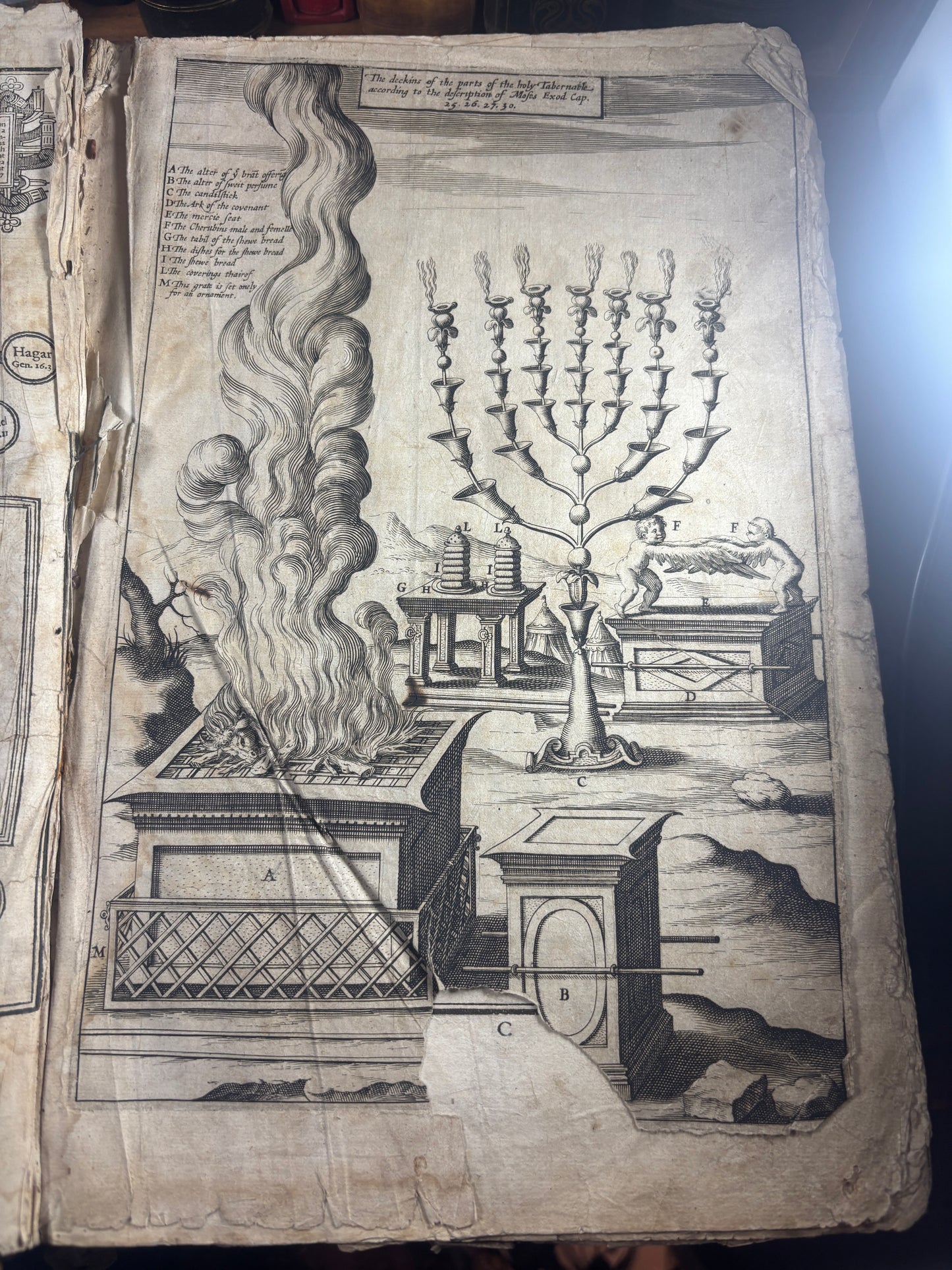 1610 Geneva "Breeches" Folio Bible Printed in Edinburgh 5x Maps and Inscriptions