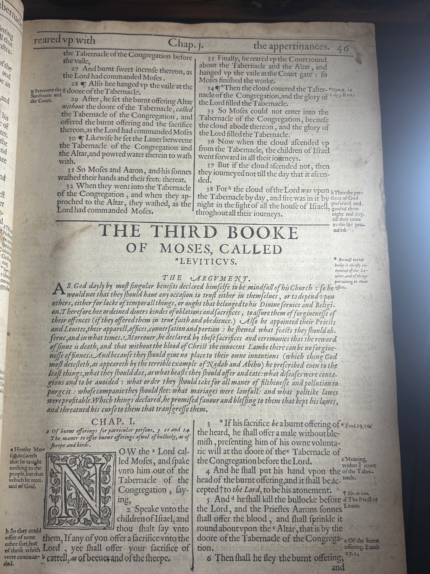 1610 Geneva "Breeches" Folio Bible Printed in Edinburgh 5x Maps and Inscriptions