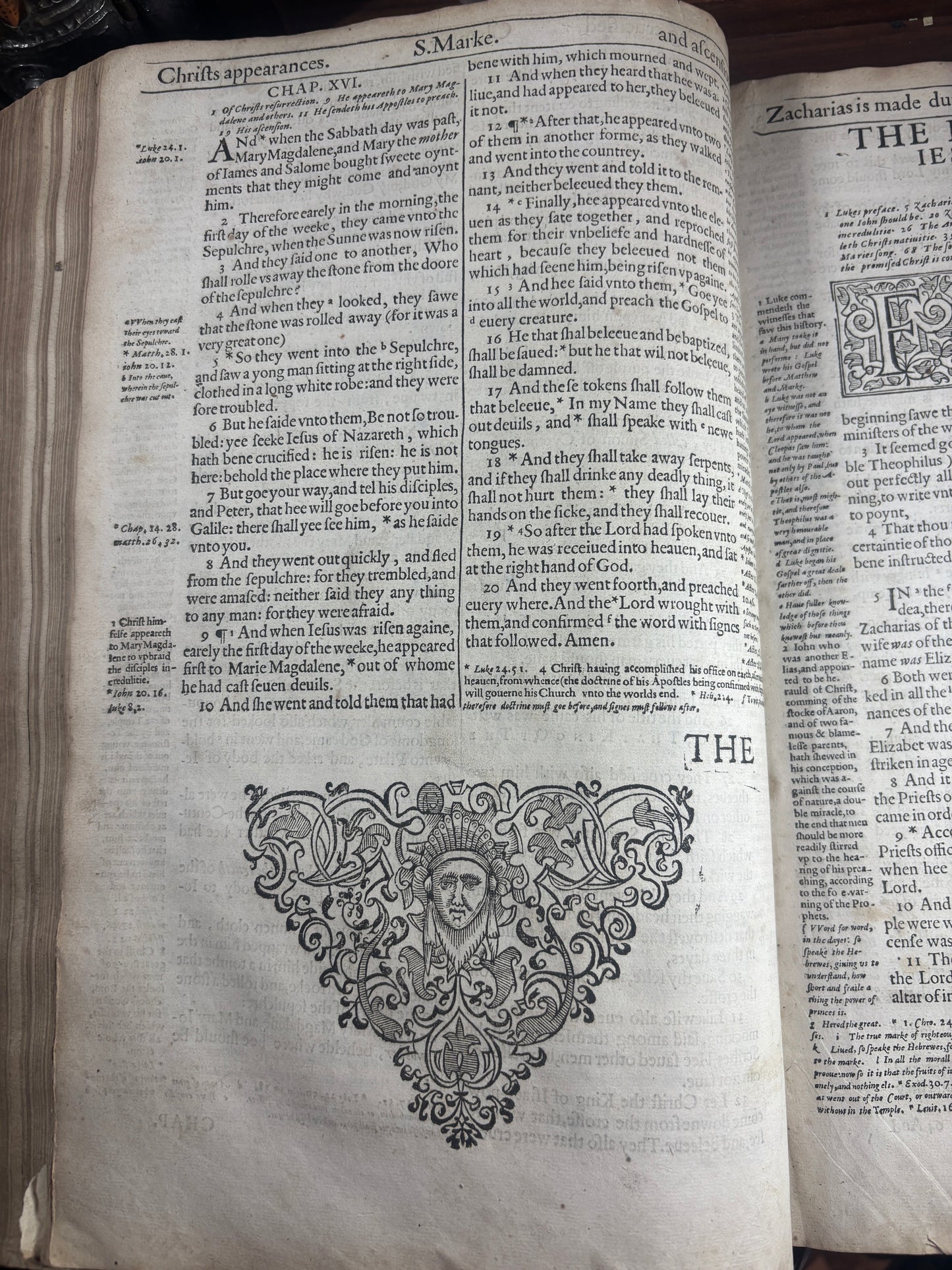 1610 Geneva "Breeches" Folio Bible Printed in Edinburgh 5x Maps and Inscriptions