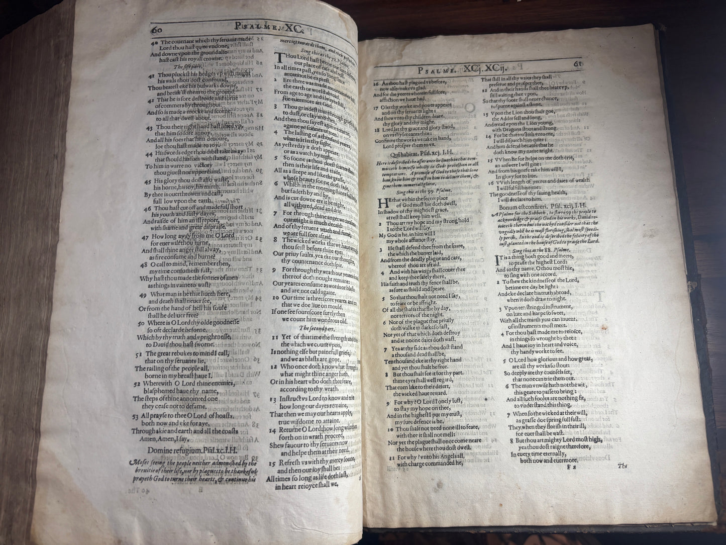 1610 Geneva "Breeches" Folio Bible Printed in Edinburgh 5x Maps and Inscriptions