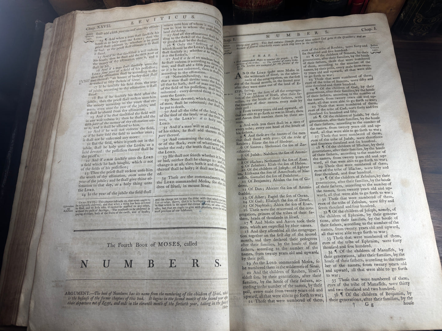 1776/7 KJV Whitehaven Family Bible, American Revolutionary War Era, Herbert 1243