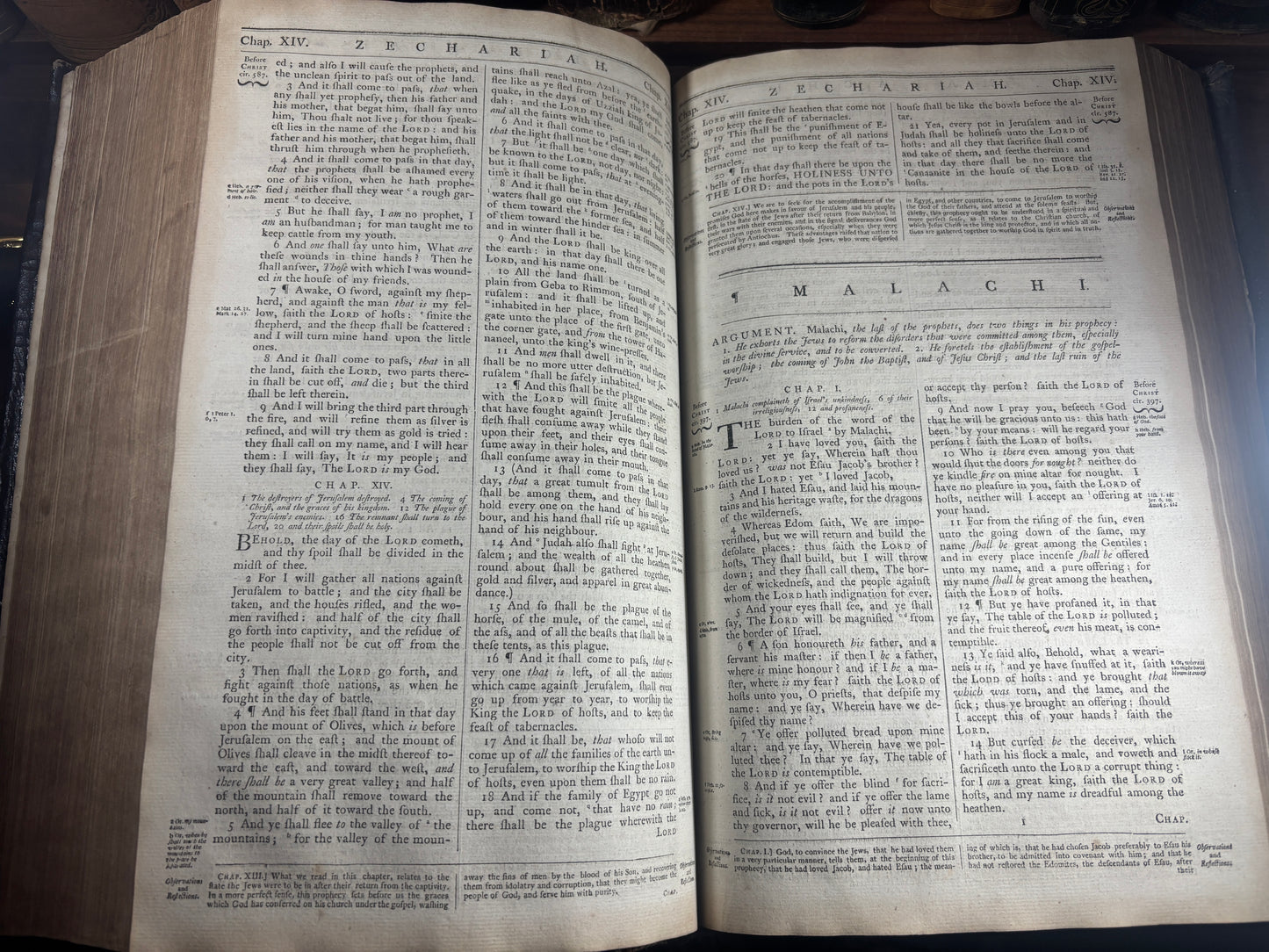 1776/7 KJV Whitehaven Family Bible, American Revolutionary War Era, Herbert 1243