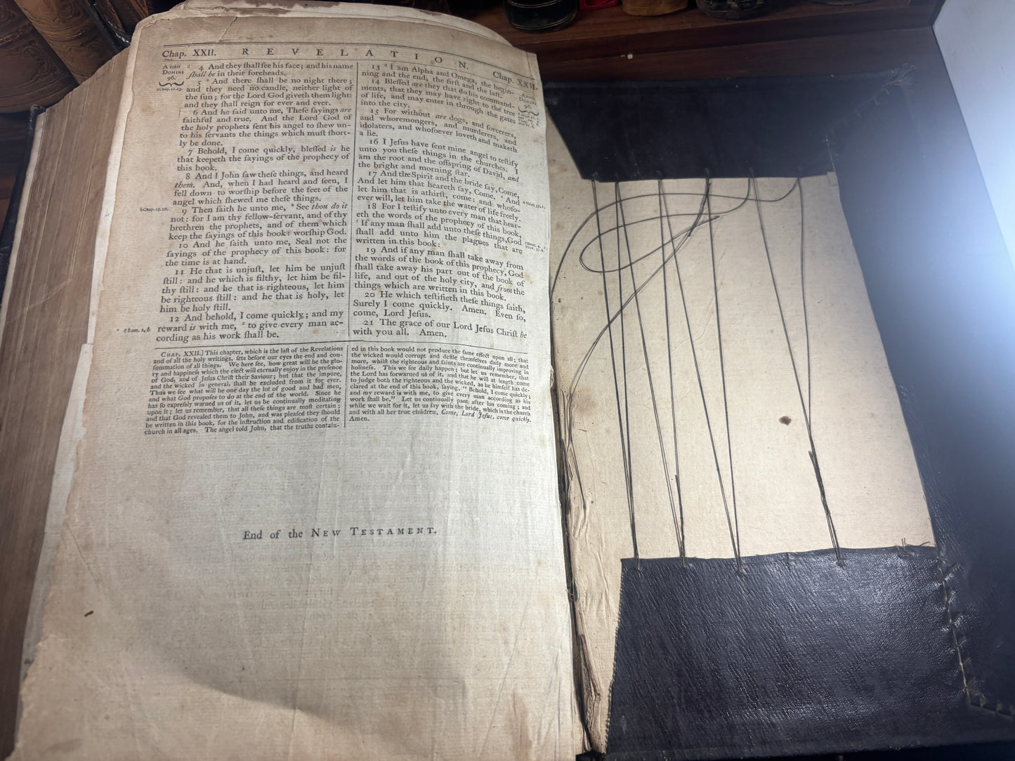 1776/7 KJV Whitehaven Family Bible, American Revolutionary War Era, Herbert 1243