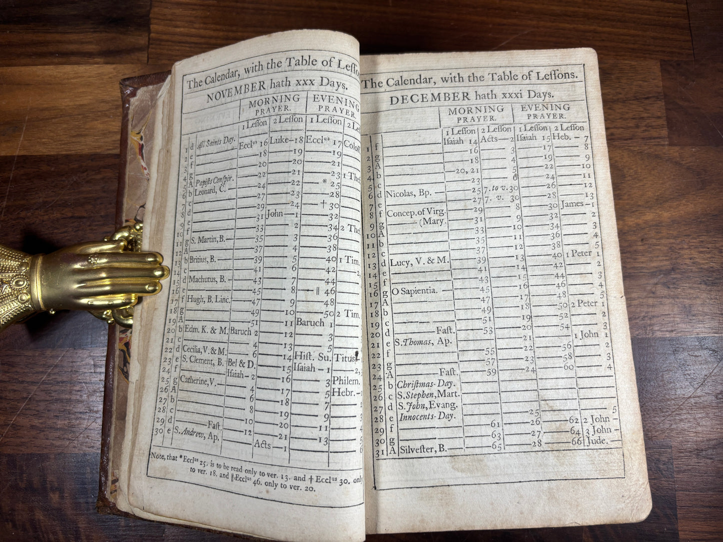 1764 Book of Common Prayer & Psalter, W/ Contemporary Binding & Hymn Inscription