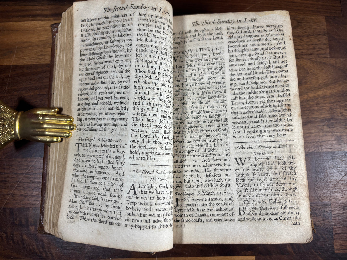 1764 Book of Common Prayer & Psalter, W/ Contemporary Binding & Hymn Inscription