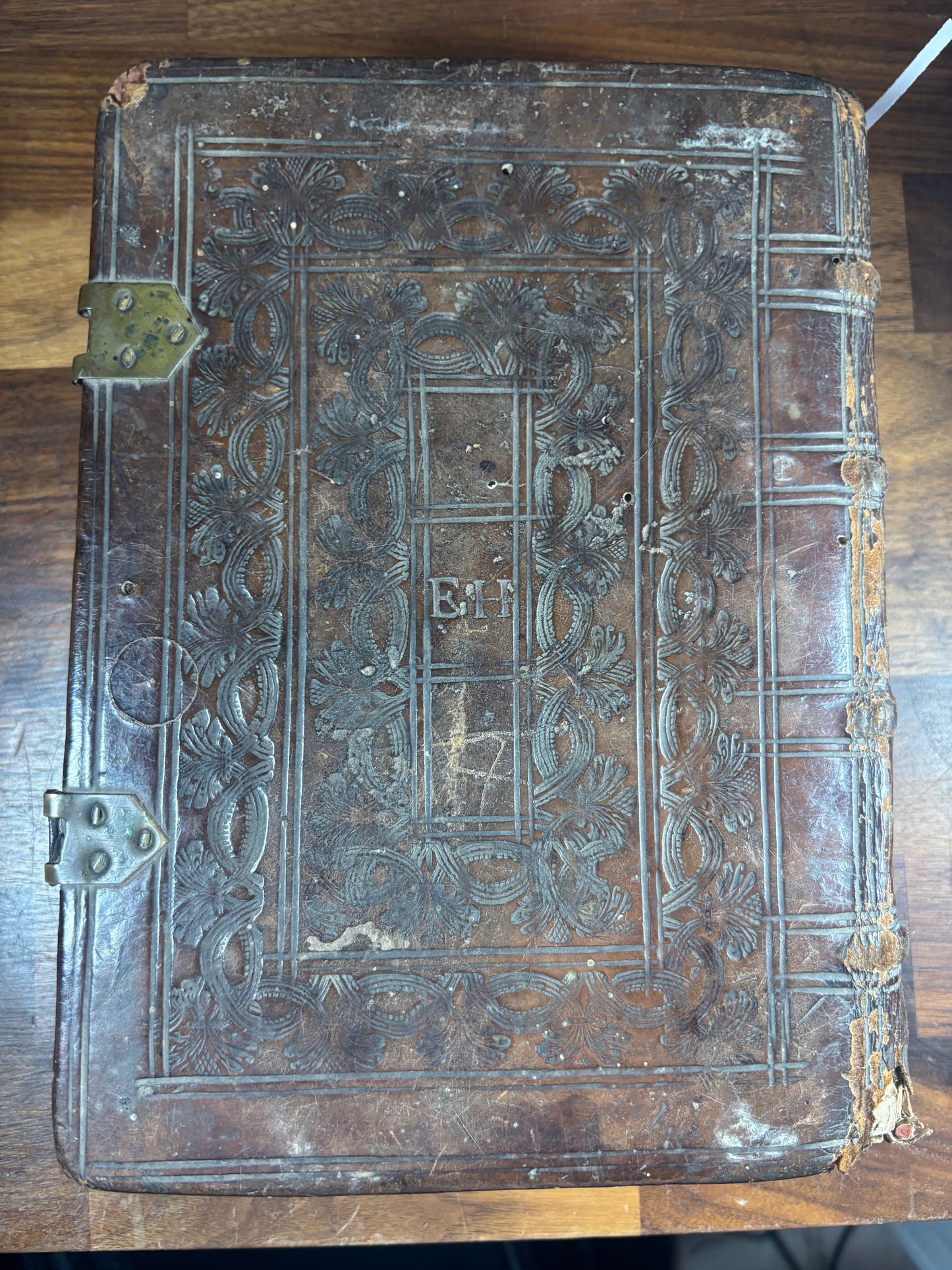 1608 Geneva Bible W/ Blind-Tooled Calf Binding, Bound W/ 1634 Psalter