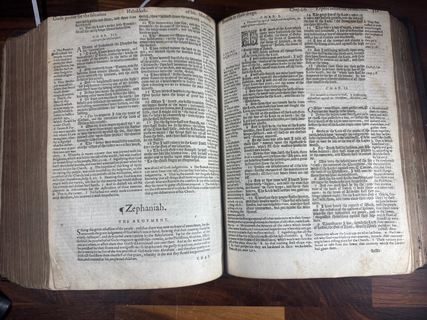 1608 Geneva Bible W/ Blind-Tooled Calf Binding, Bound W/ 1634 Psalter