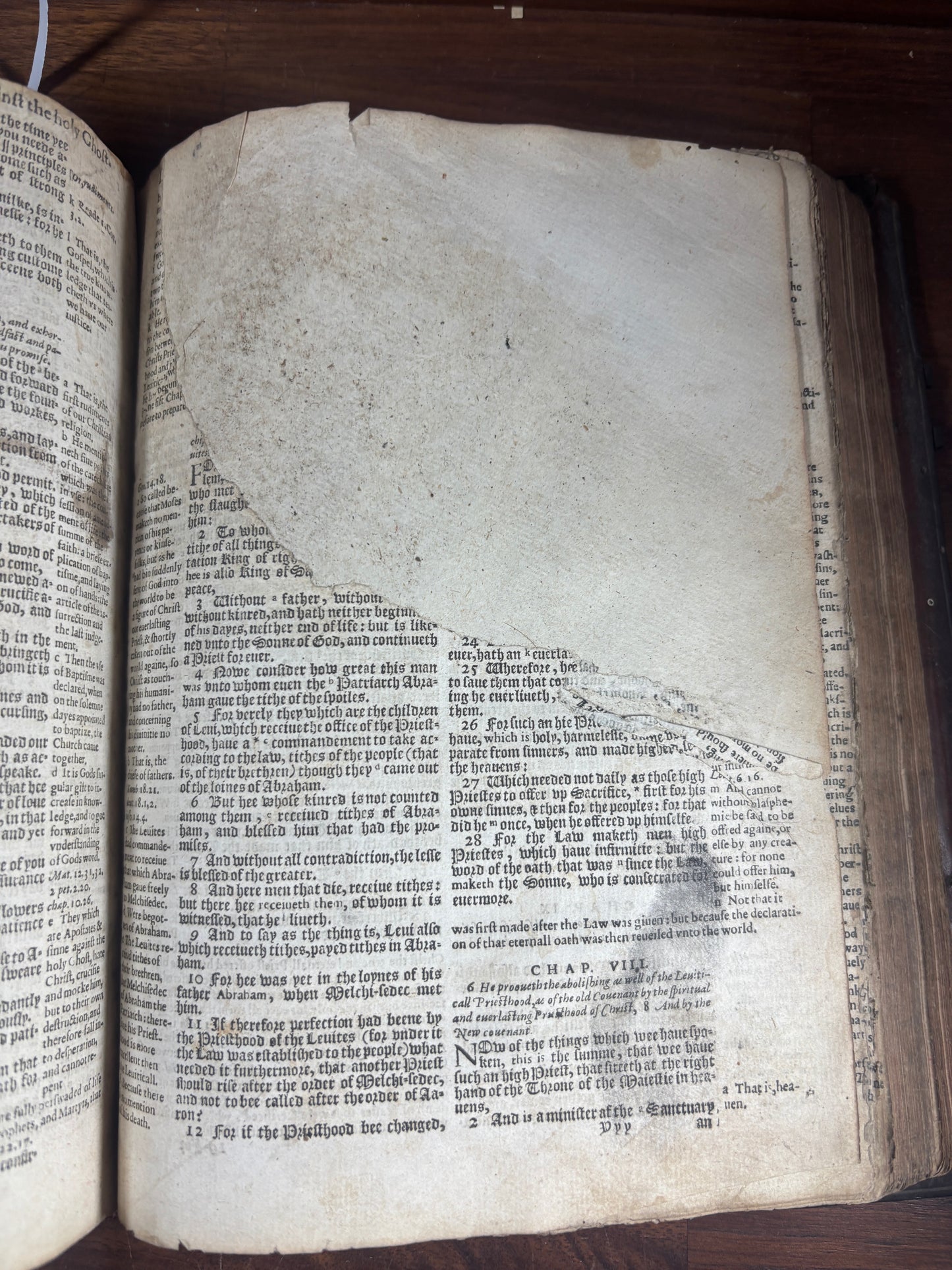 1608 Geneva Bible W/ Blind-Tooled Calf Binding, Bound W/ 1634 Psalter