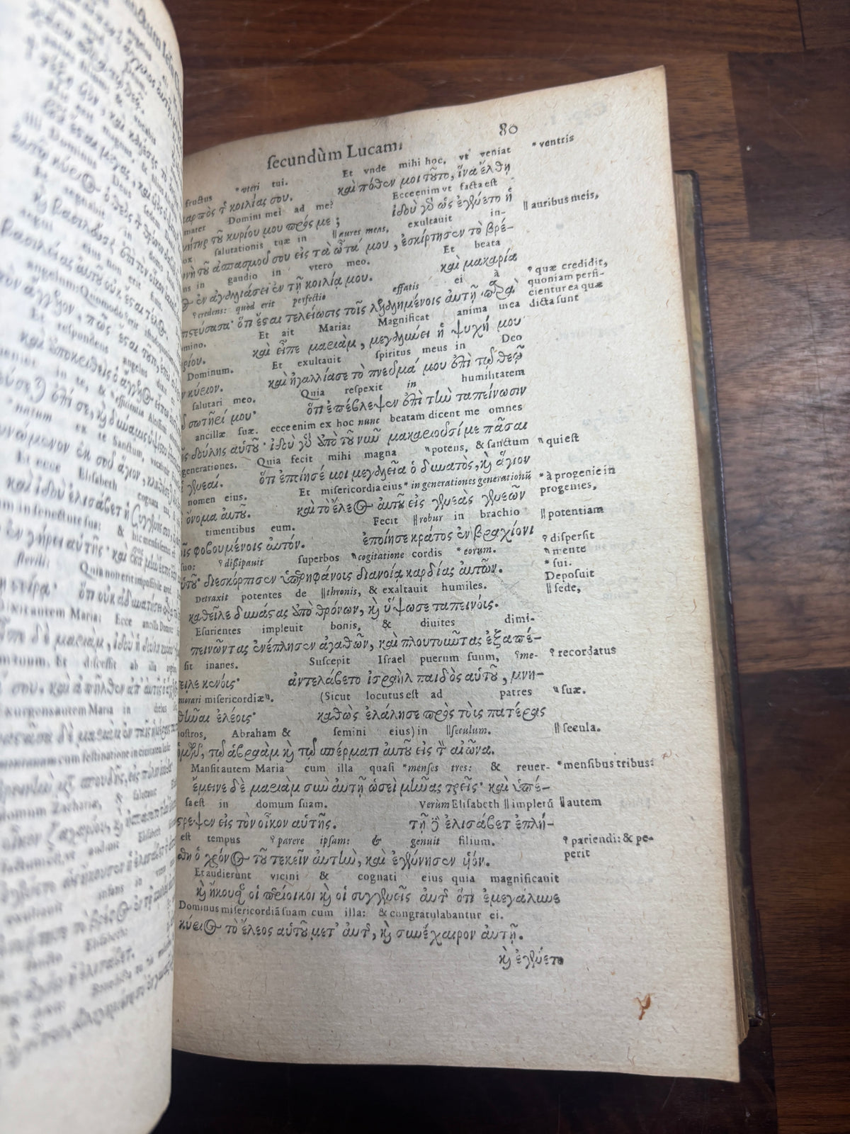1583 Greek and Latin New Testament With Extensive Inscriptions
