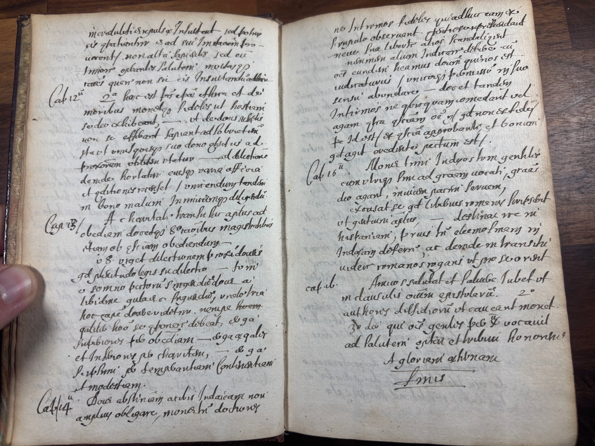 1583 Greek and Latin New Testament With Extensive Inscriptions