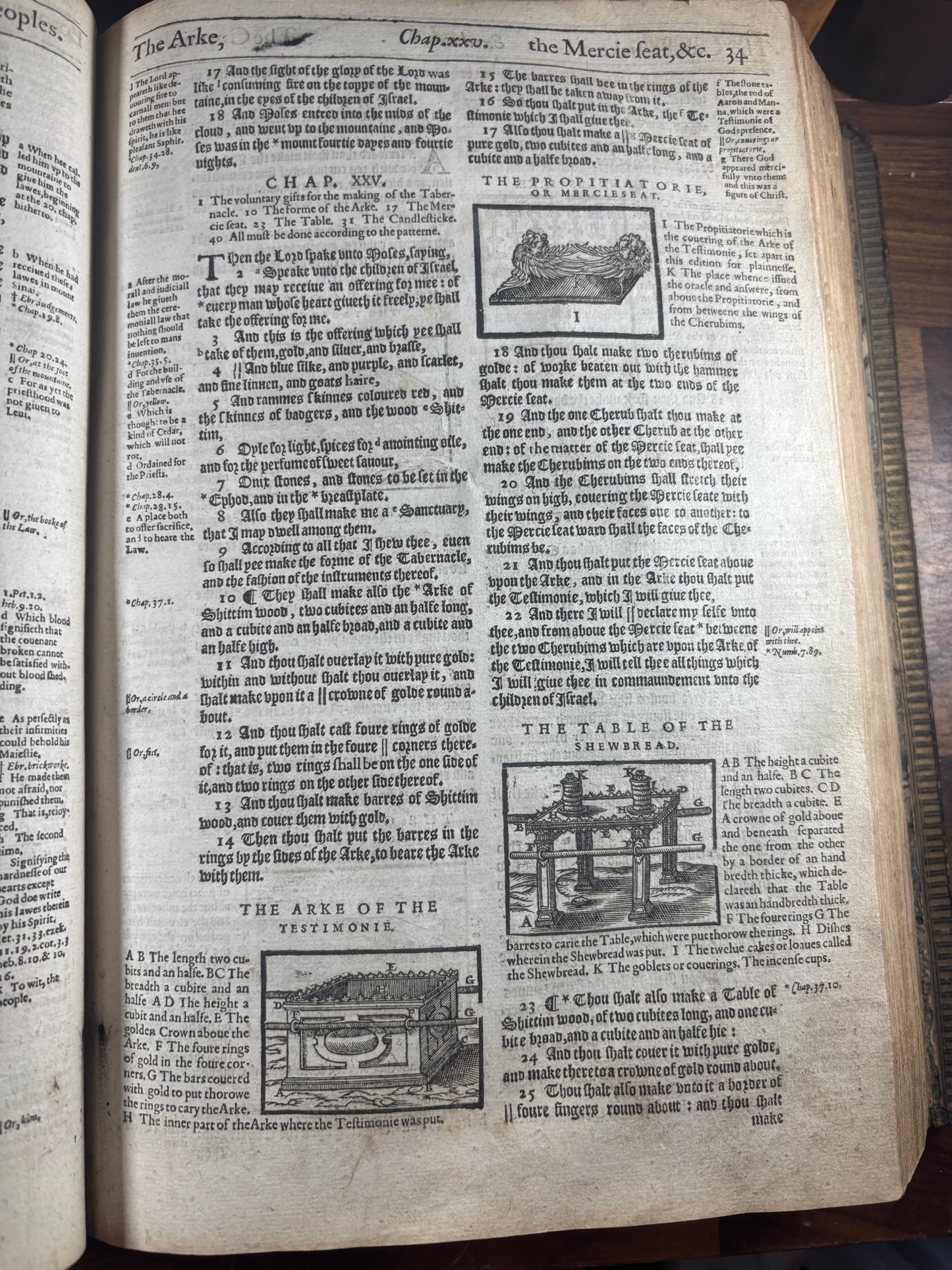 1616 Geneva "Breeches" Bible Folio, Herbert 348, Genealogies & Woodcut Prints