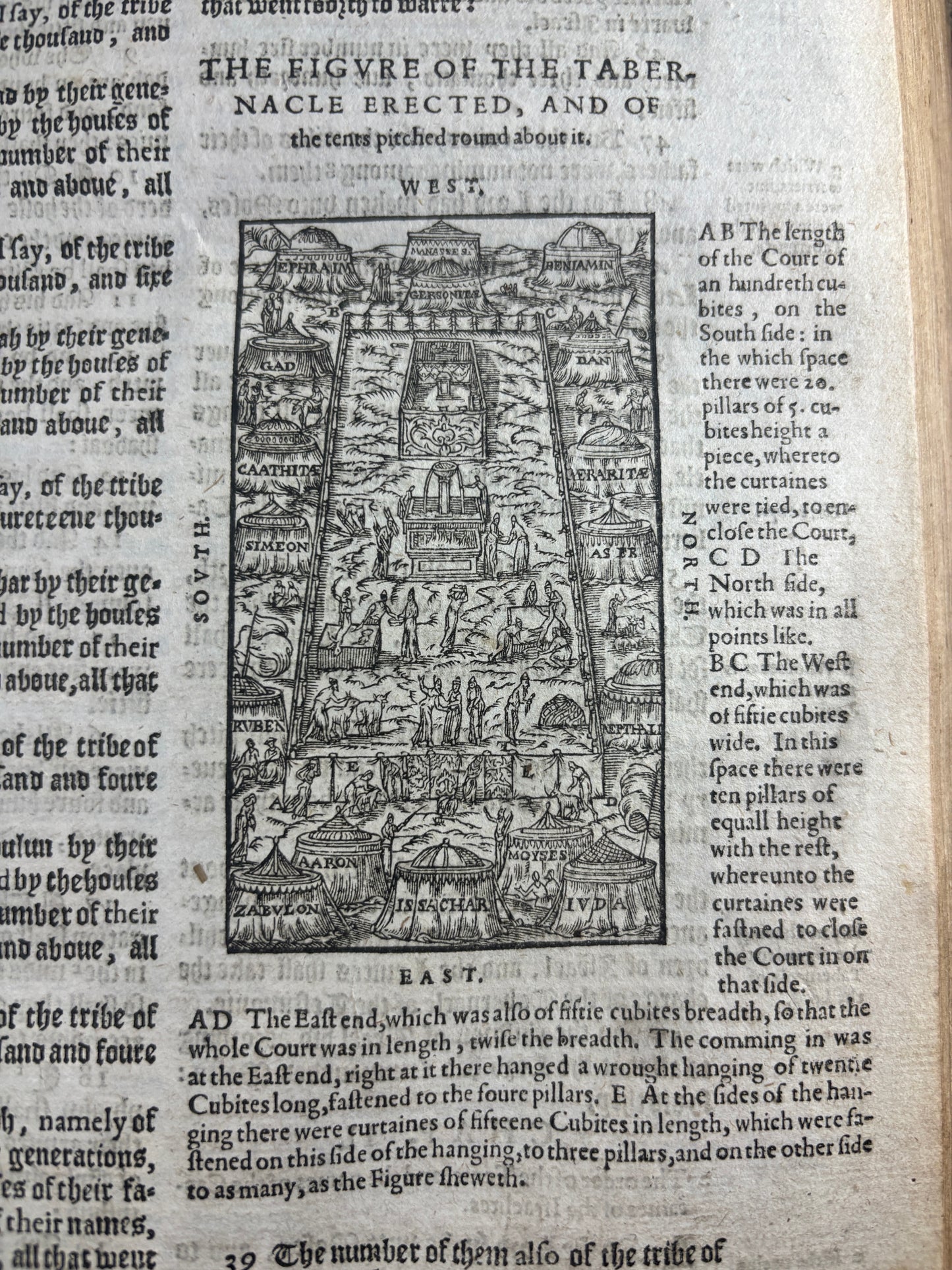 1616 Geneva "Breeches" Bible Folio, Herbert 348, Genealogies & Woodcut Prints