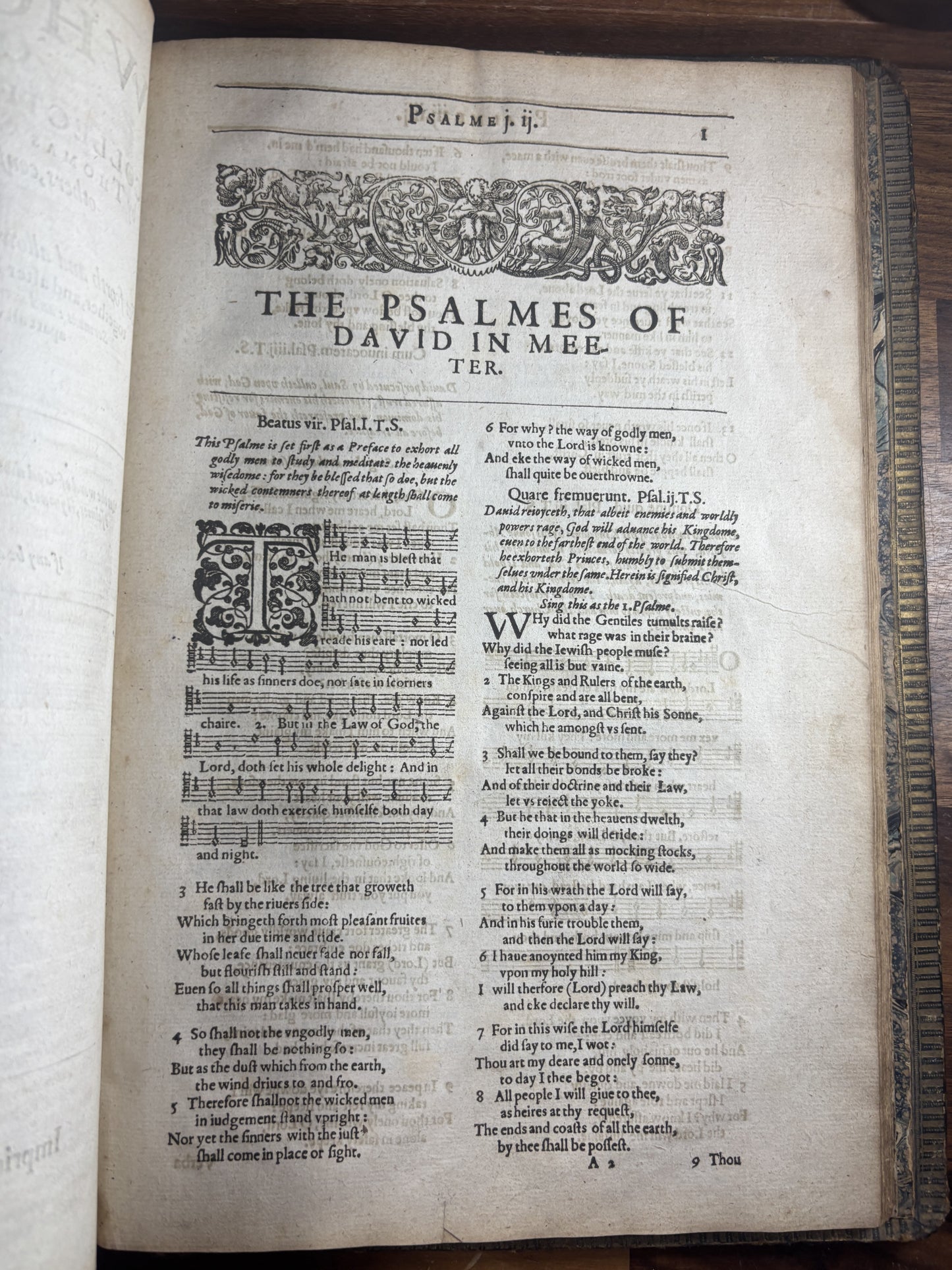 1616 Geneva "Breeches" Bible Folio, Herbert 348, Genealogies & Woodcut Prints