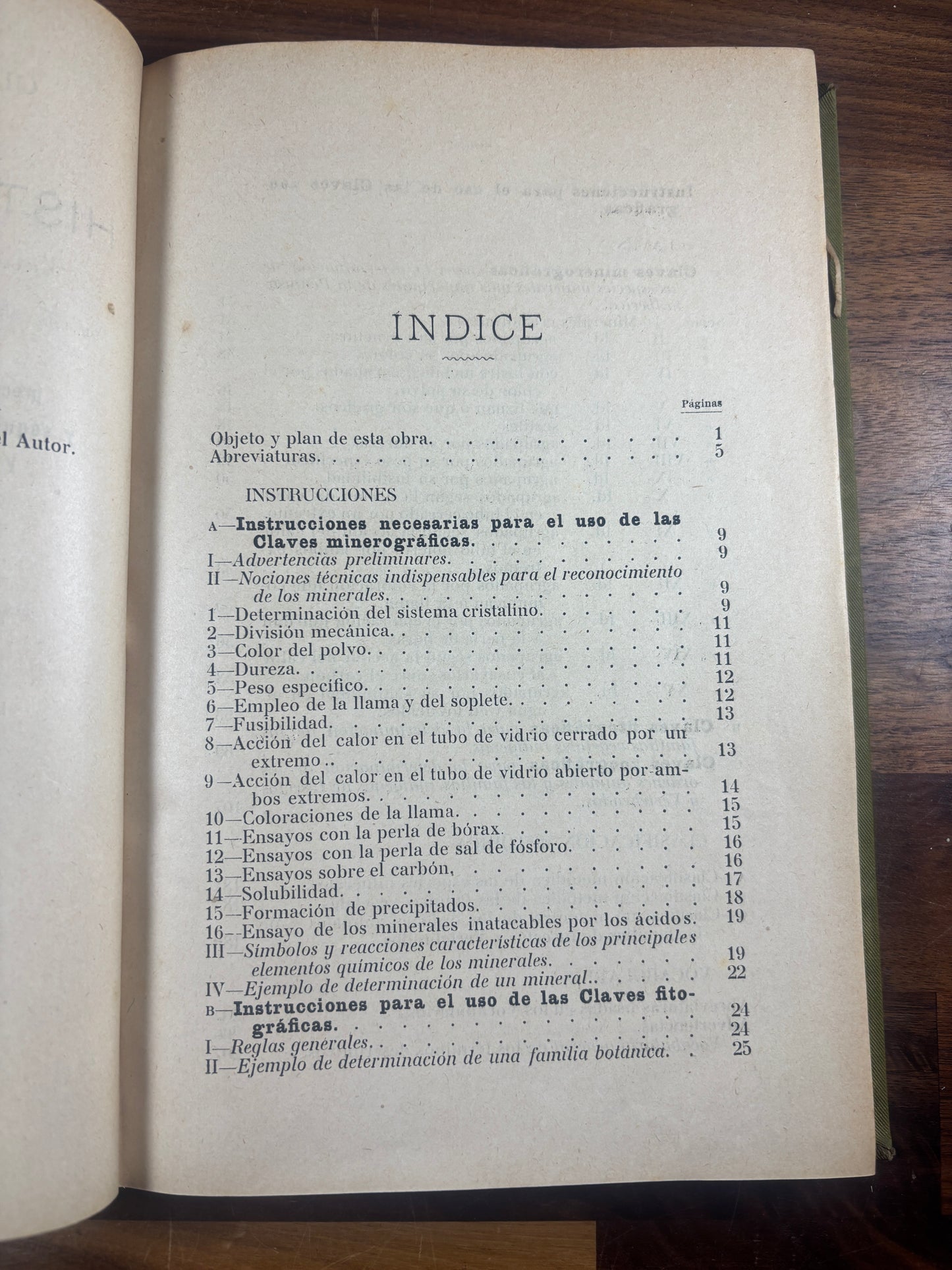 Claves Analíticas de Historia, Natural Alejandro de Colomina Cárolo Pontevedra, 1907