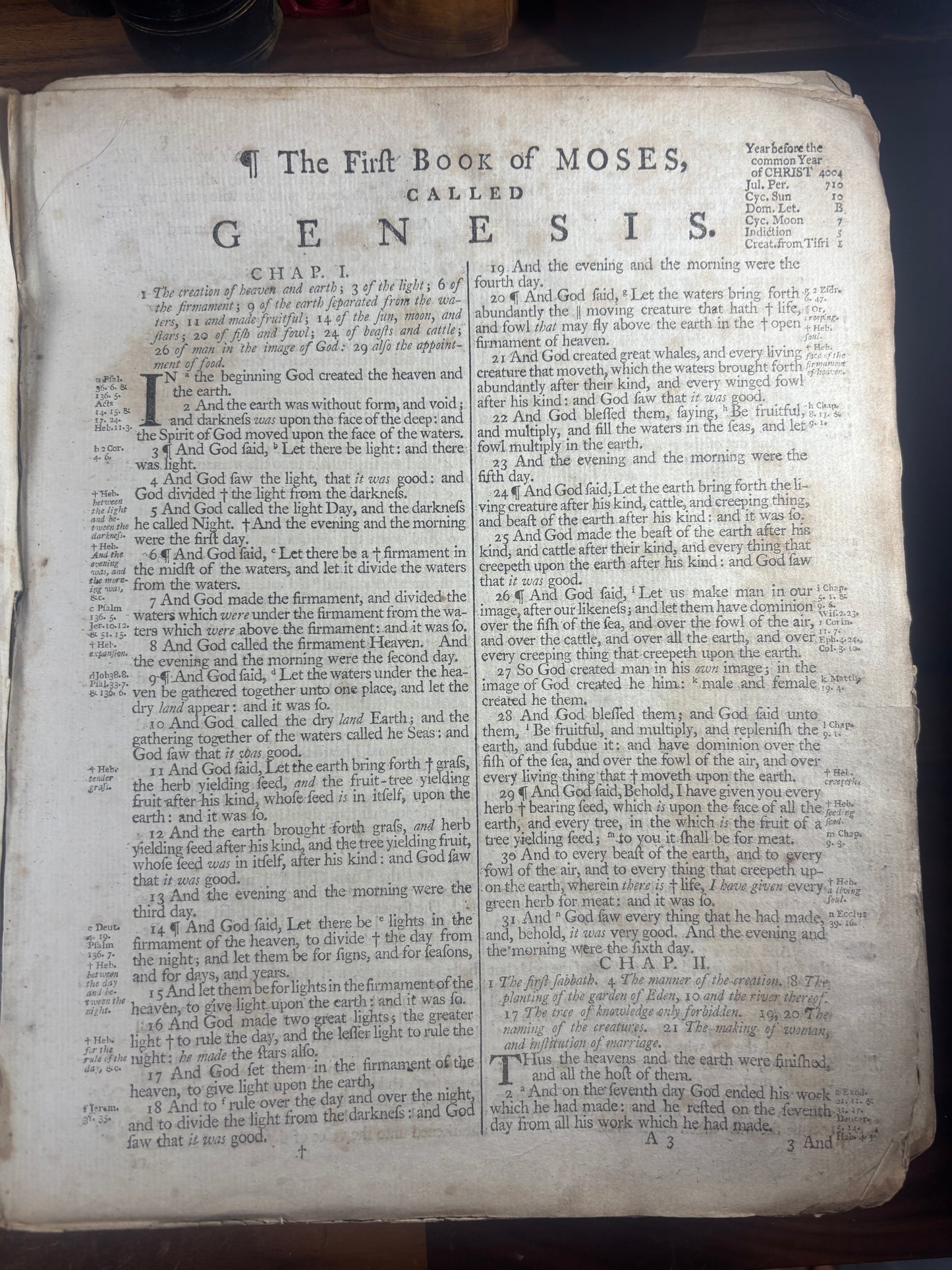 1789 King James Bible, Printed in Edinburgh, Mark and Charles Kerr