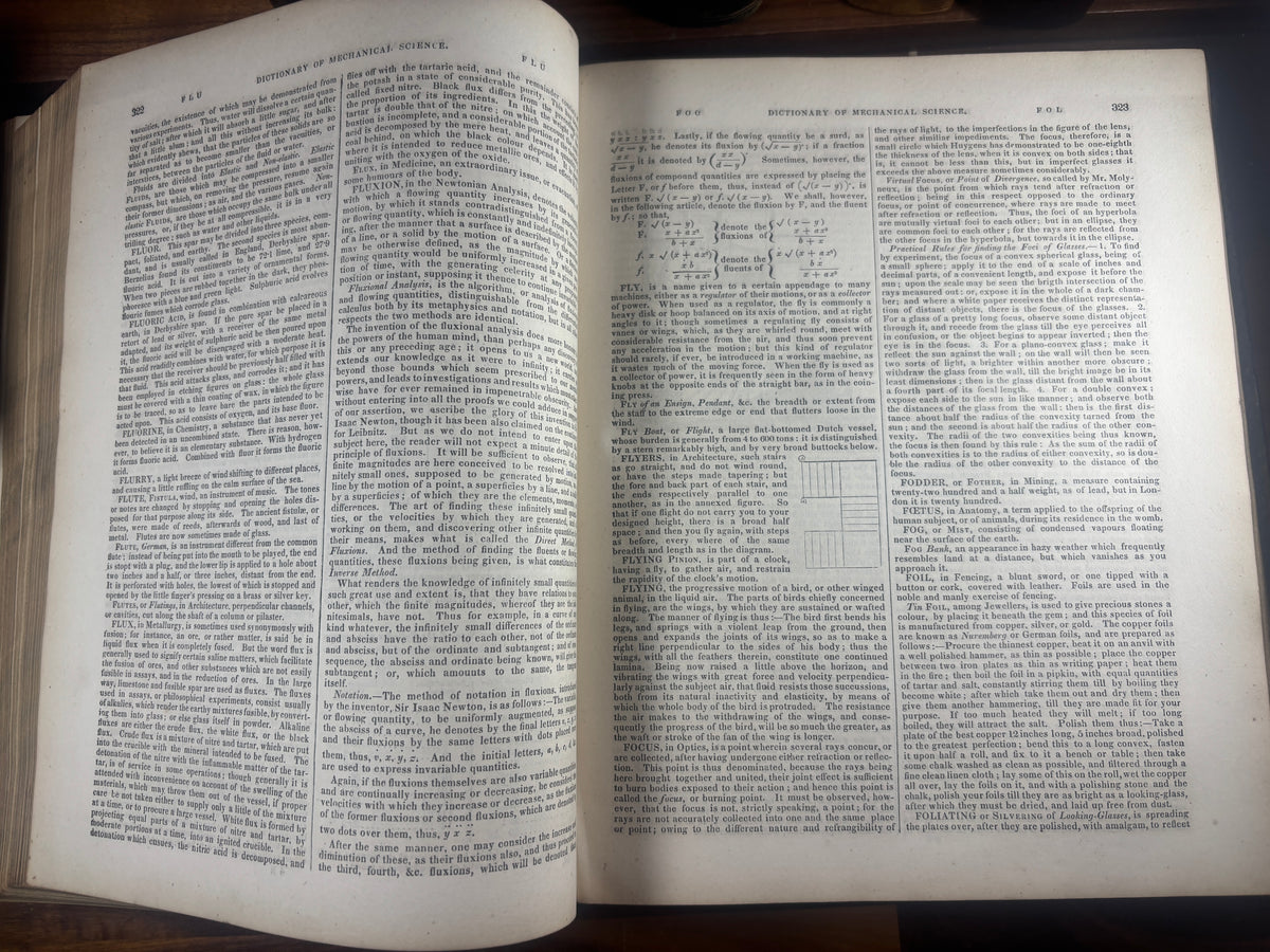 A Dictionary of Mechanical Science, Arts, Manufactures, and Miscellaneous Knowledge Vol 1 of 2