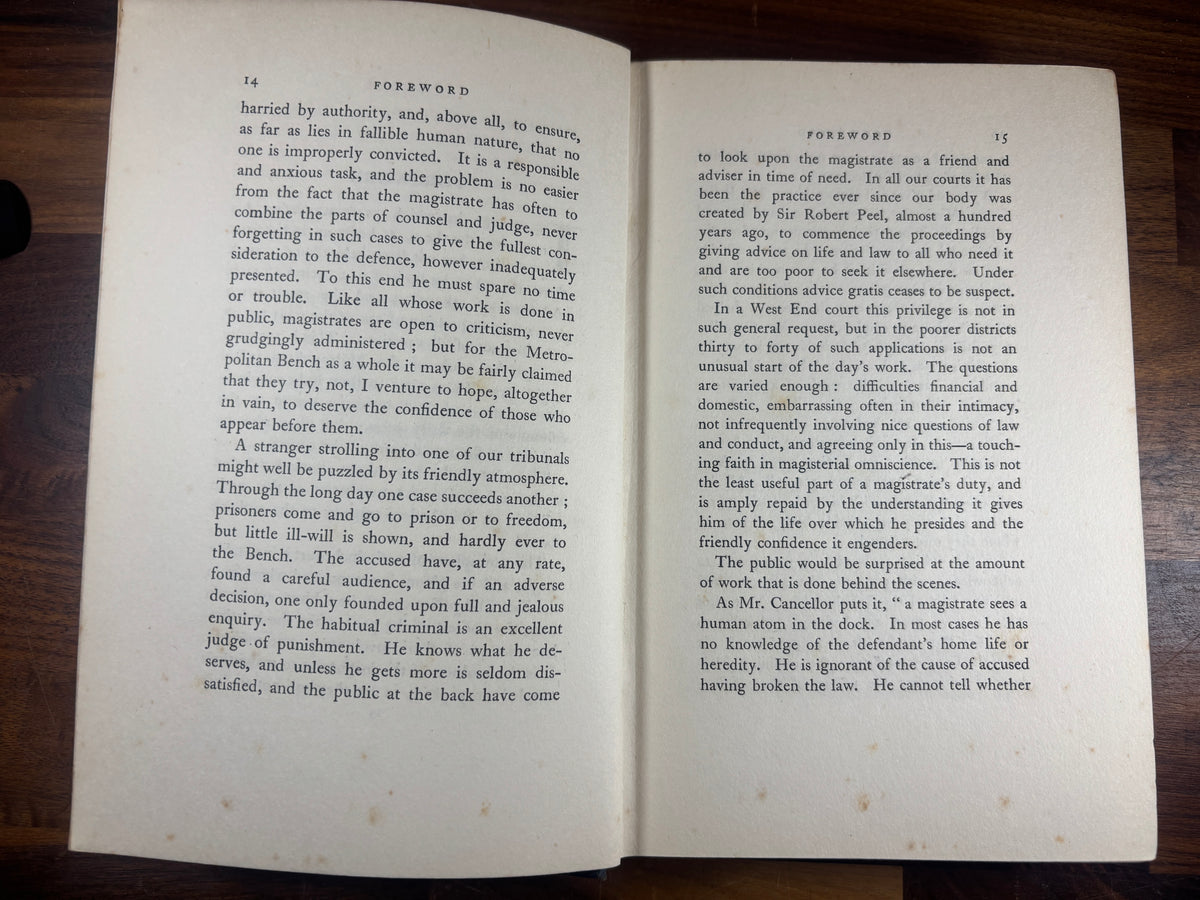 The Life of a London Beak H. L. Cancellor Hurst &amp; Blackett 1930