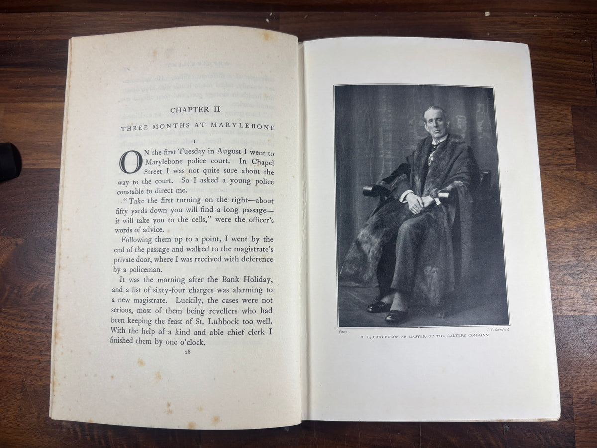The Life of a London Beak H. L. Cancellor Hurst &amp; Blackett 1930