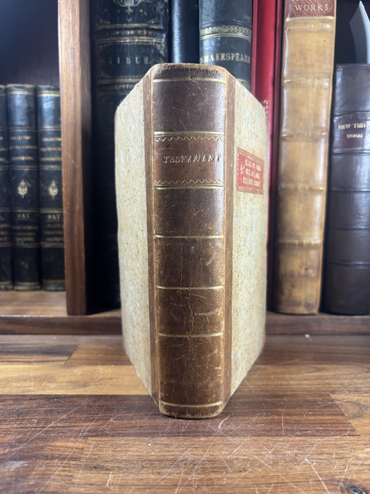 1802 French New Testament, Printed in Geneva, G. J. Manget