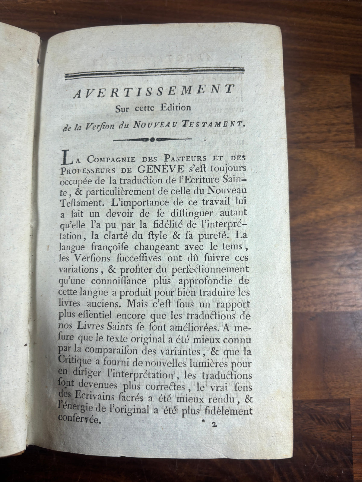 1802 French New Testament, Printed in Geneva, G. J. Manget
