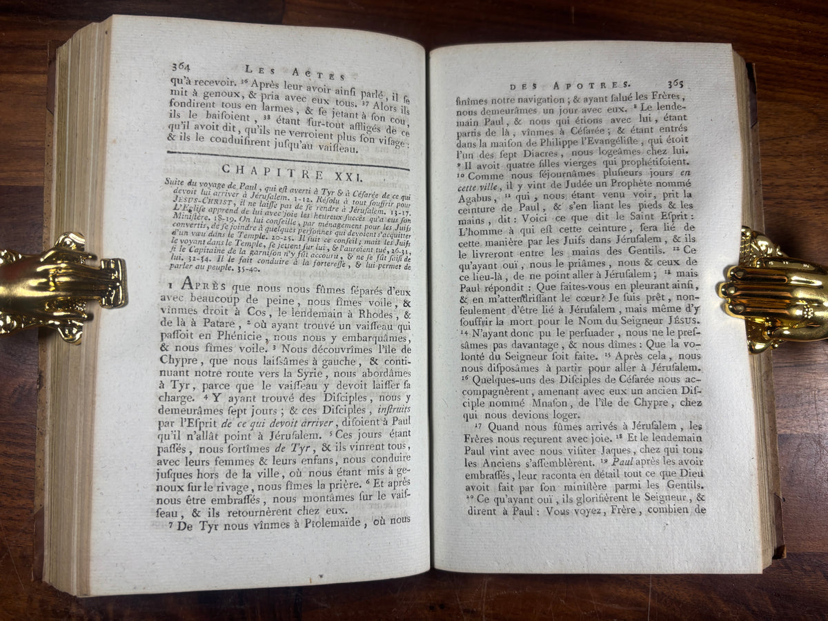 1802 French New Testament, Printed in Geneva, G. J. Manget