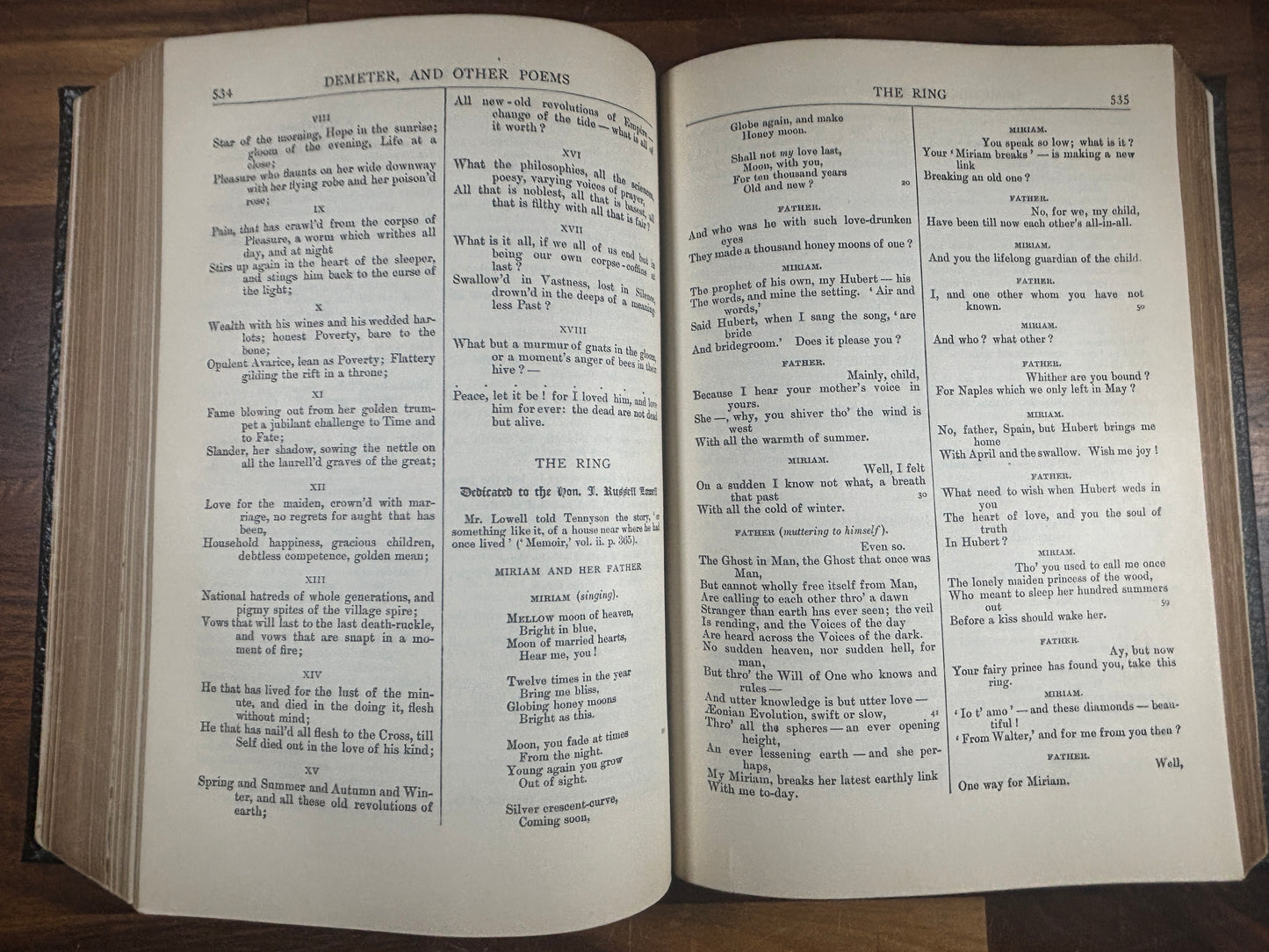 1898 First Cambeidge Edition of The Poetic and Dramatic Works of Alfred Lord Tennyson