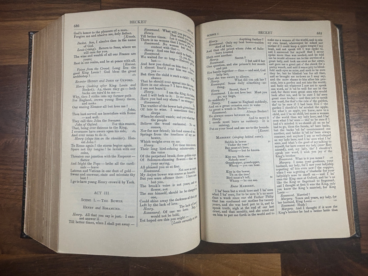 1898 First Cambeidge Edition of The Poetic and Dramatic Works of Alfred Lord Tennyson
