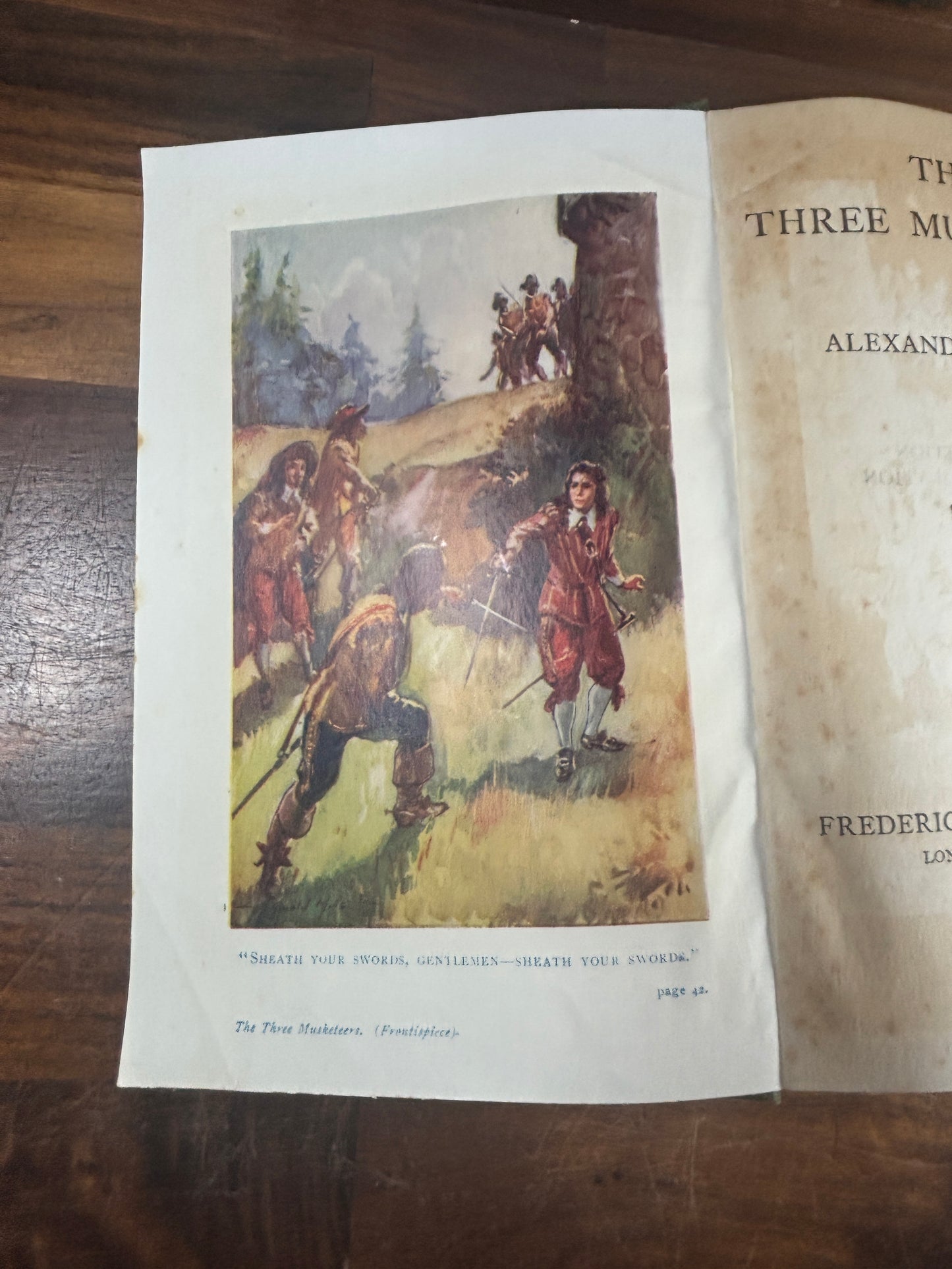 The Three Musketeers by Alexandre Dumas Circa 1925