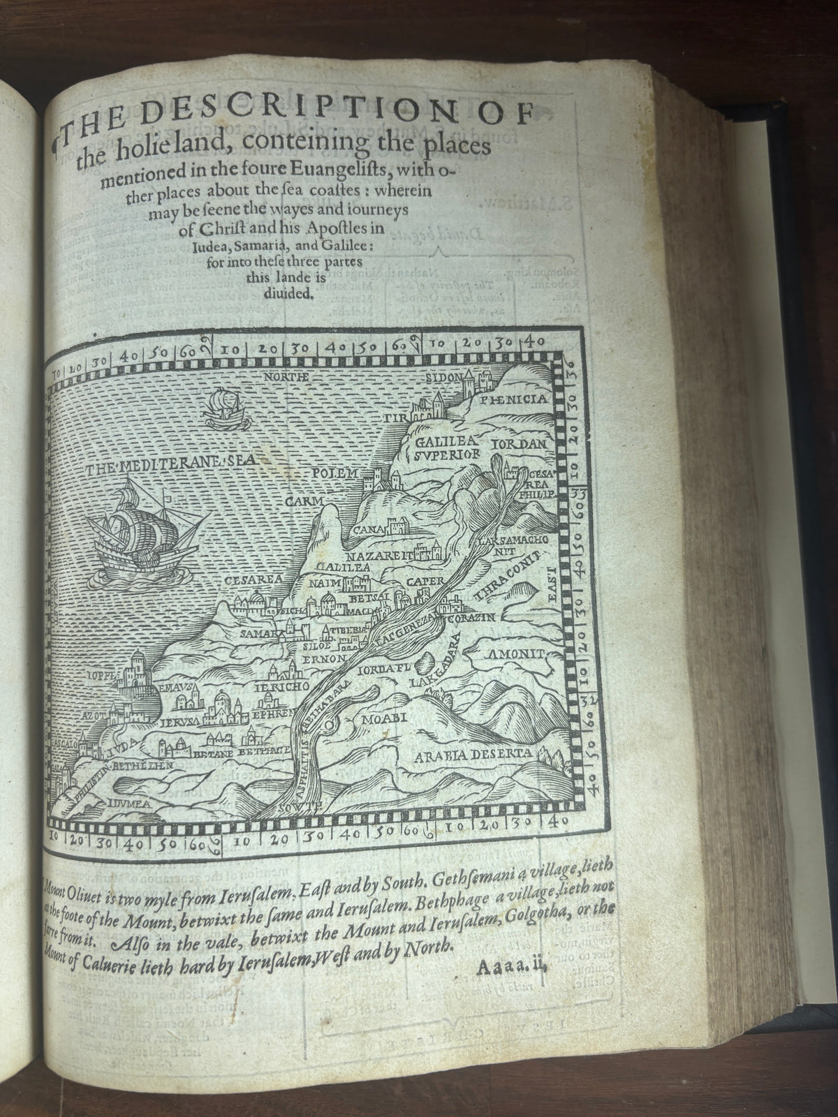 1584 Bishops' Bible Quarto, Christopher Barker, Elizabethan Bible with Psalter