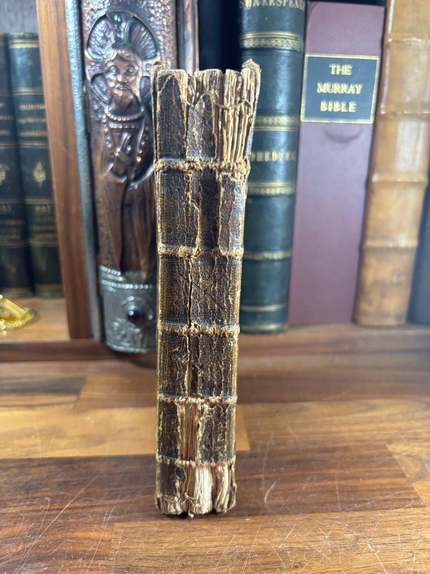 1699 Book of Common Prayer, Red Ruled, Contemporary Tooled Leather