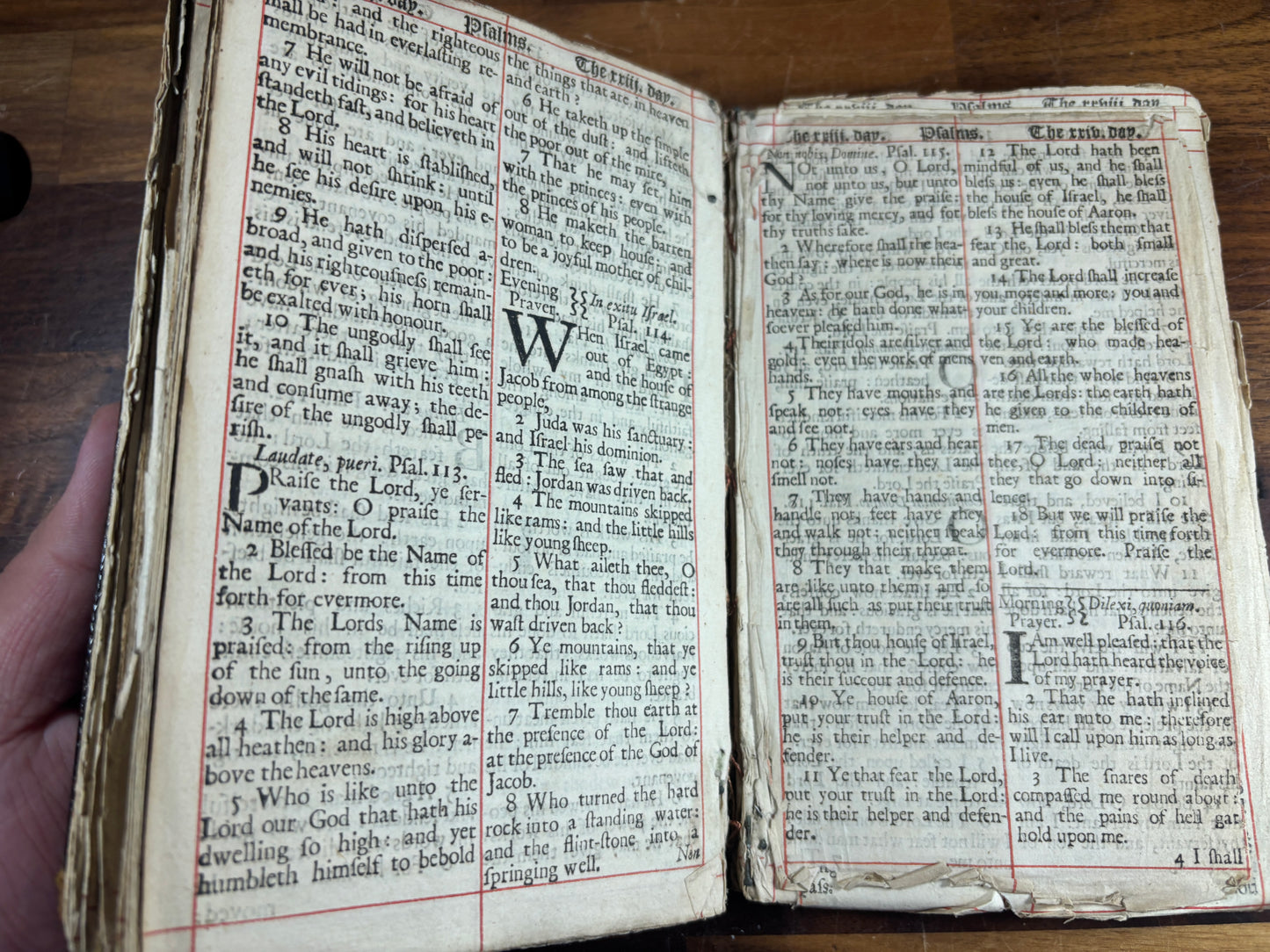 1699 Book of Common Prayer, Red Ruled, Contemporary Tooled Leather