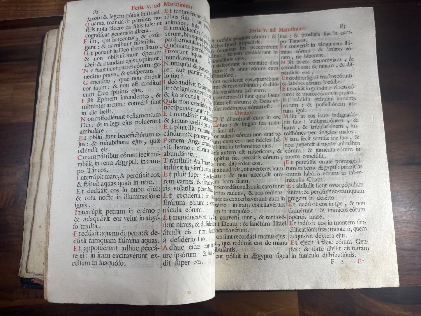 1728 Benedictine Monastic Breviary, Venice, Nicola Pezzana, with 1739 Florentine Supplements