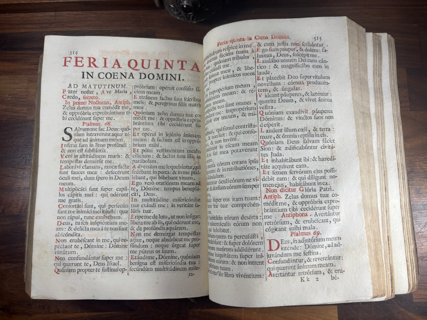 1728 Benedictine Monastic Breviary, Venice, Nicola Pezzana, with 1739 Florentine Supplements