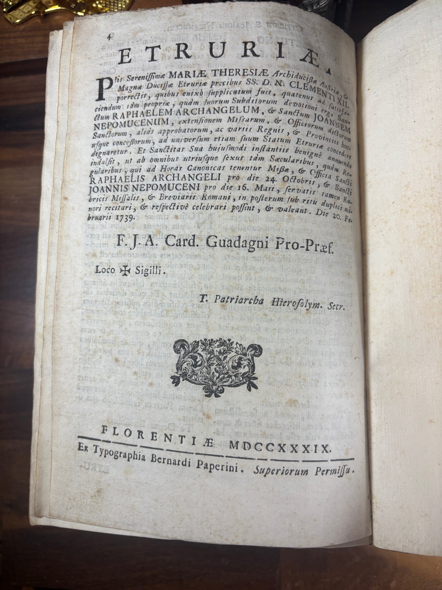 1728 Benedictine Monastic Breviary, Venice, Nicola Pezzana, with 1739 Florentine Supplements