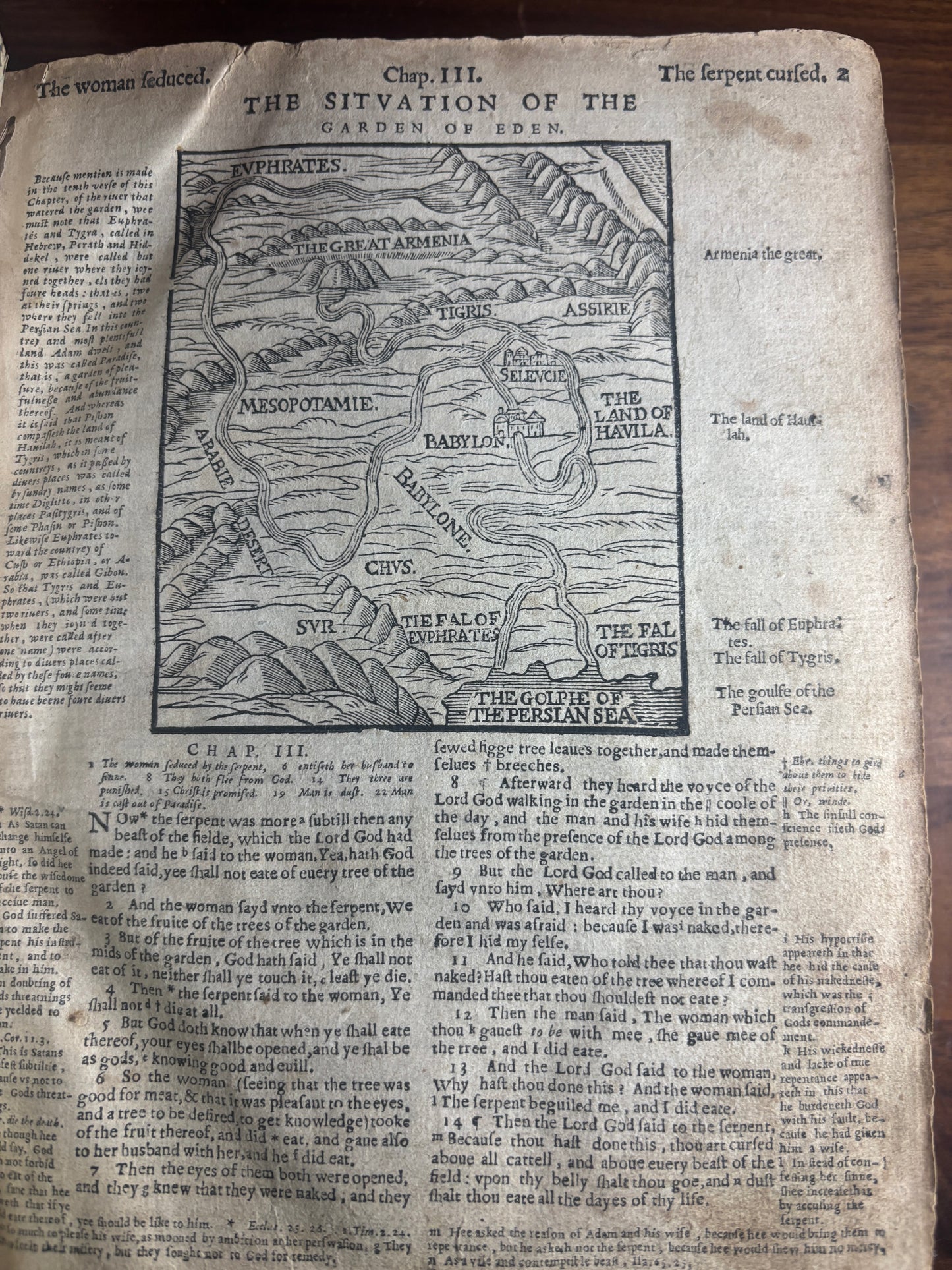 1599 Geneva “Breeches” Bible Herbert 253, Maps, Genealogies, Apocrypha, Psalter & Concordance