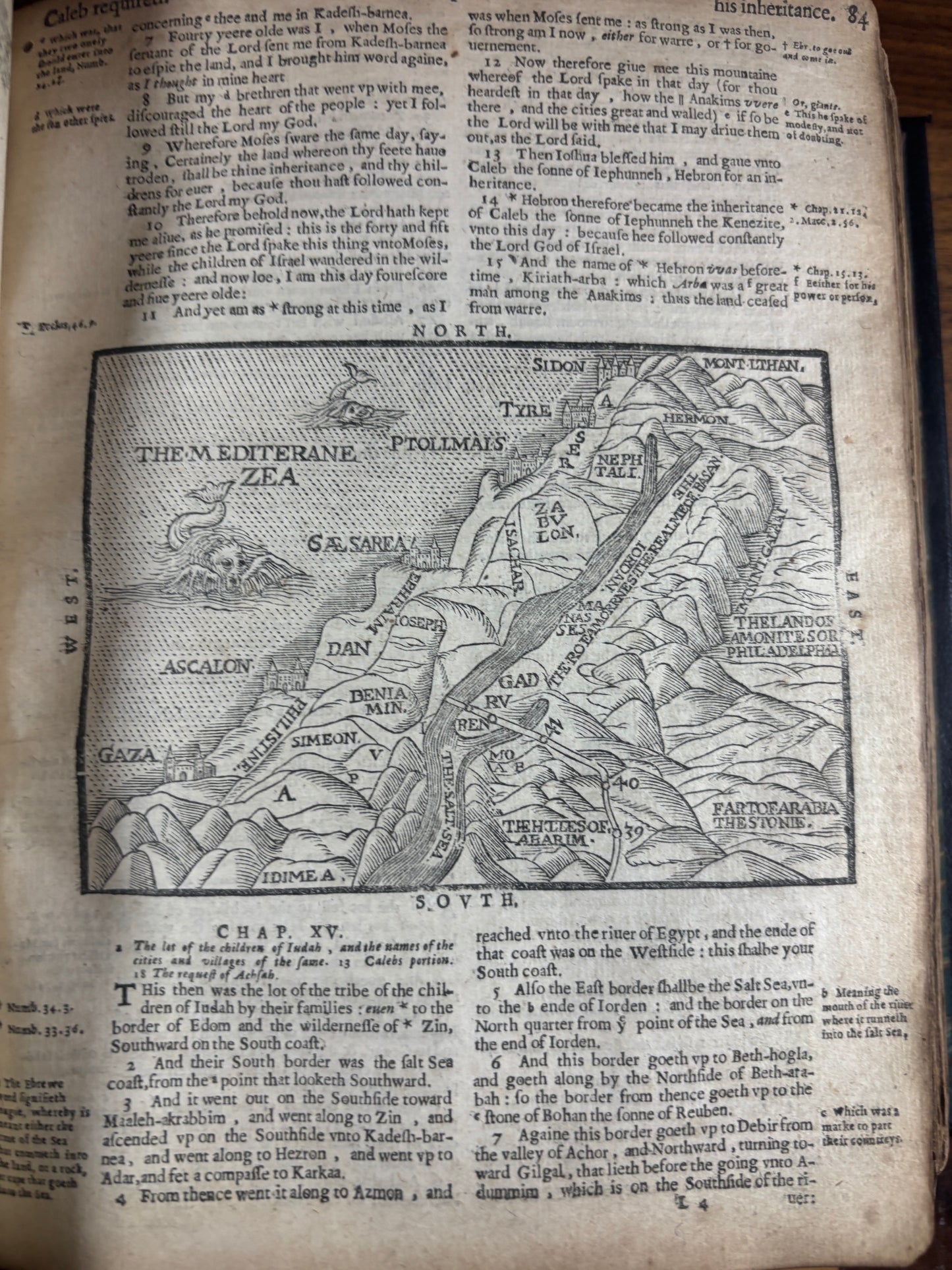 1599 Geneva “Breeches” Bible Herbert 253, Maps, Genealogies, Apocrypha, Psalter & Concordance