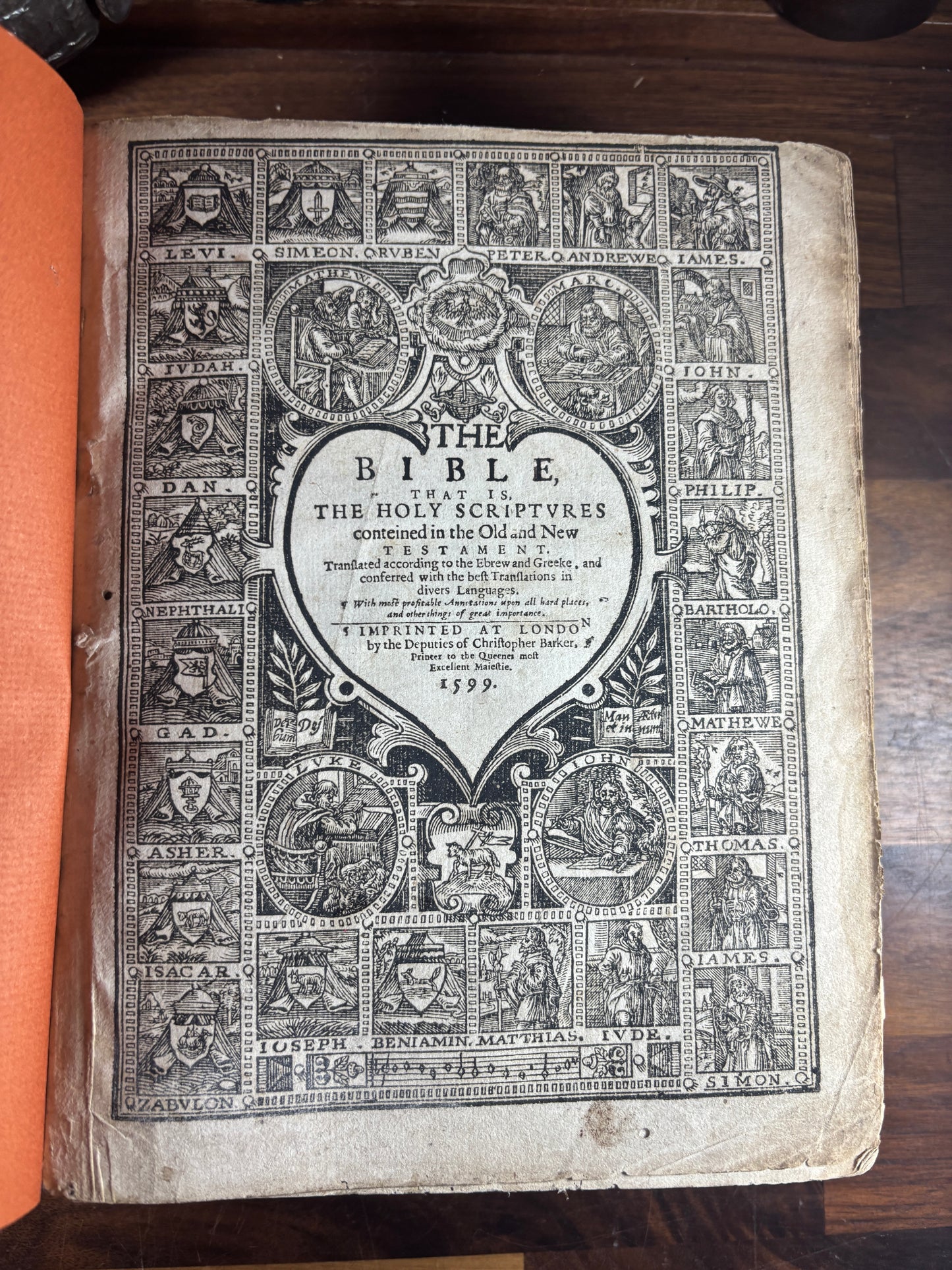 1599 Geneva “Breeches” Bible Herbert 250, Maps, Apocrypha, Psalter & Concordance