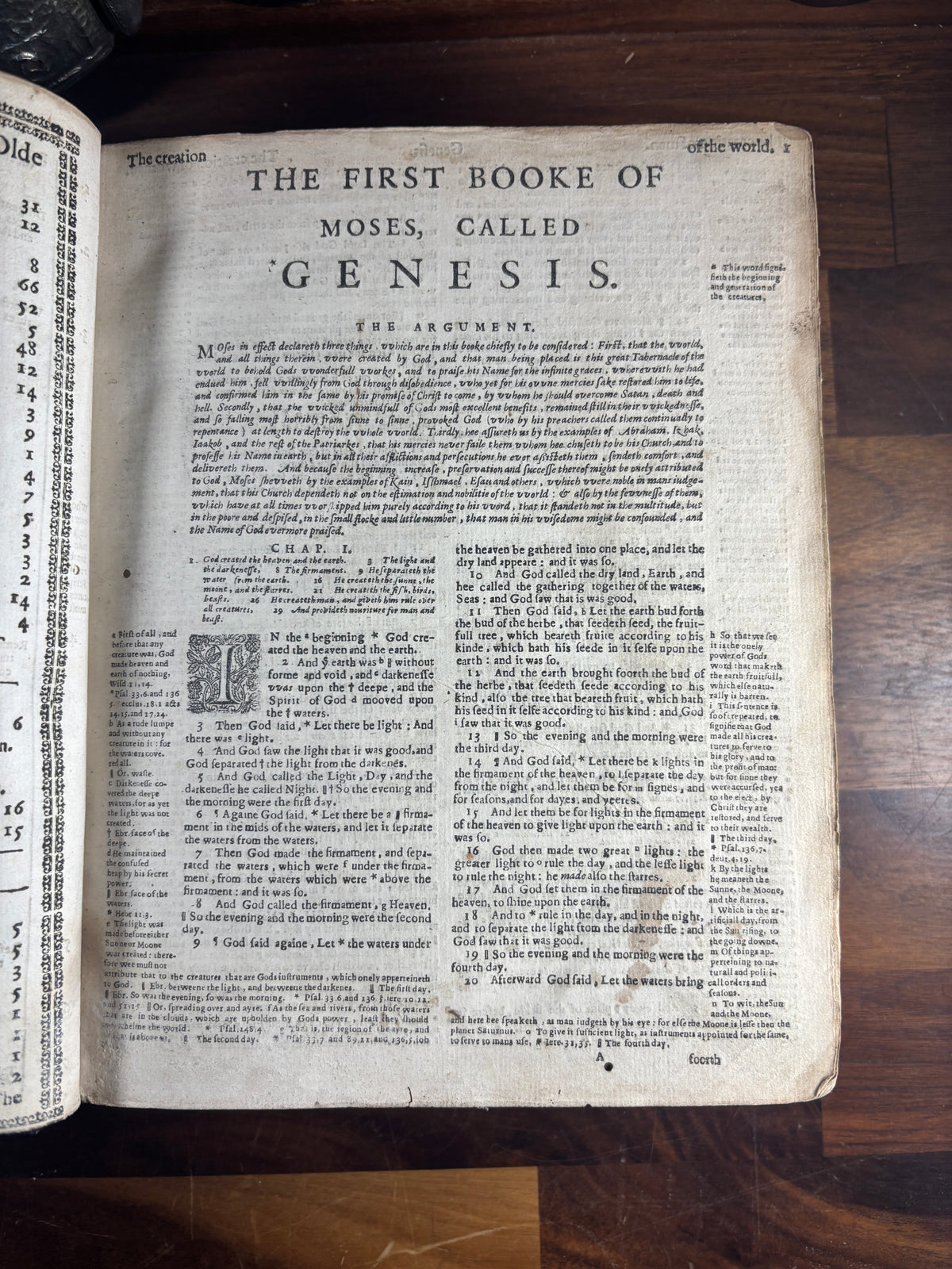 1599 Geneva “Breeches” Bible Herbert 250, Maps, Apocrypha, Psalter & Concordance